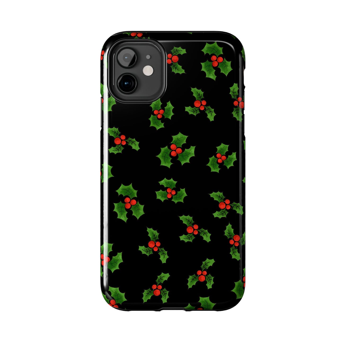 Lotsa Holly Black Phone Case