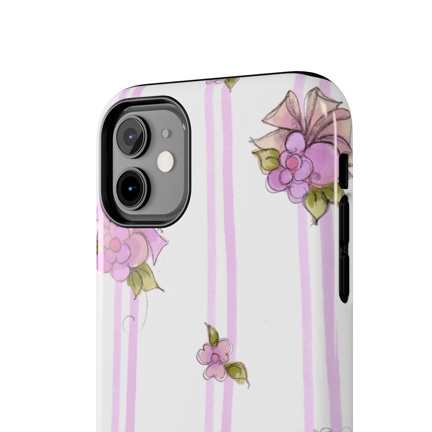 Flower Model Flower Stripe Phone Case