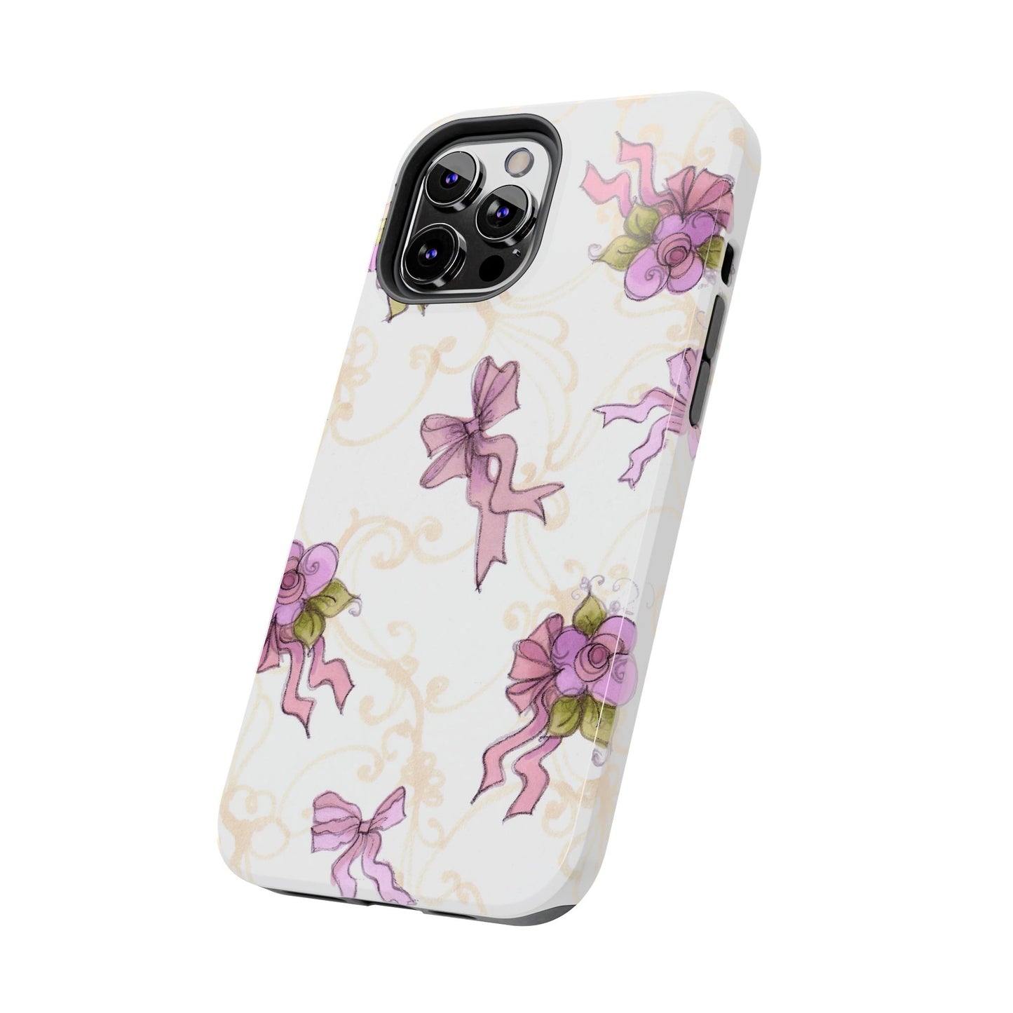 Flower Model Bow Flowers Phone Case