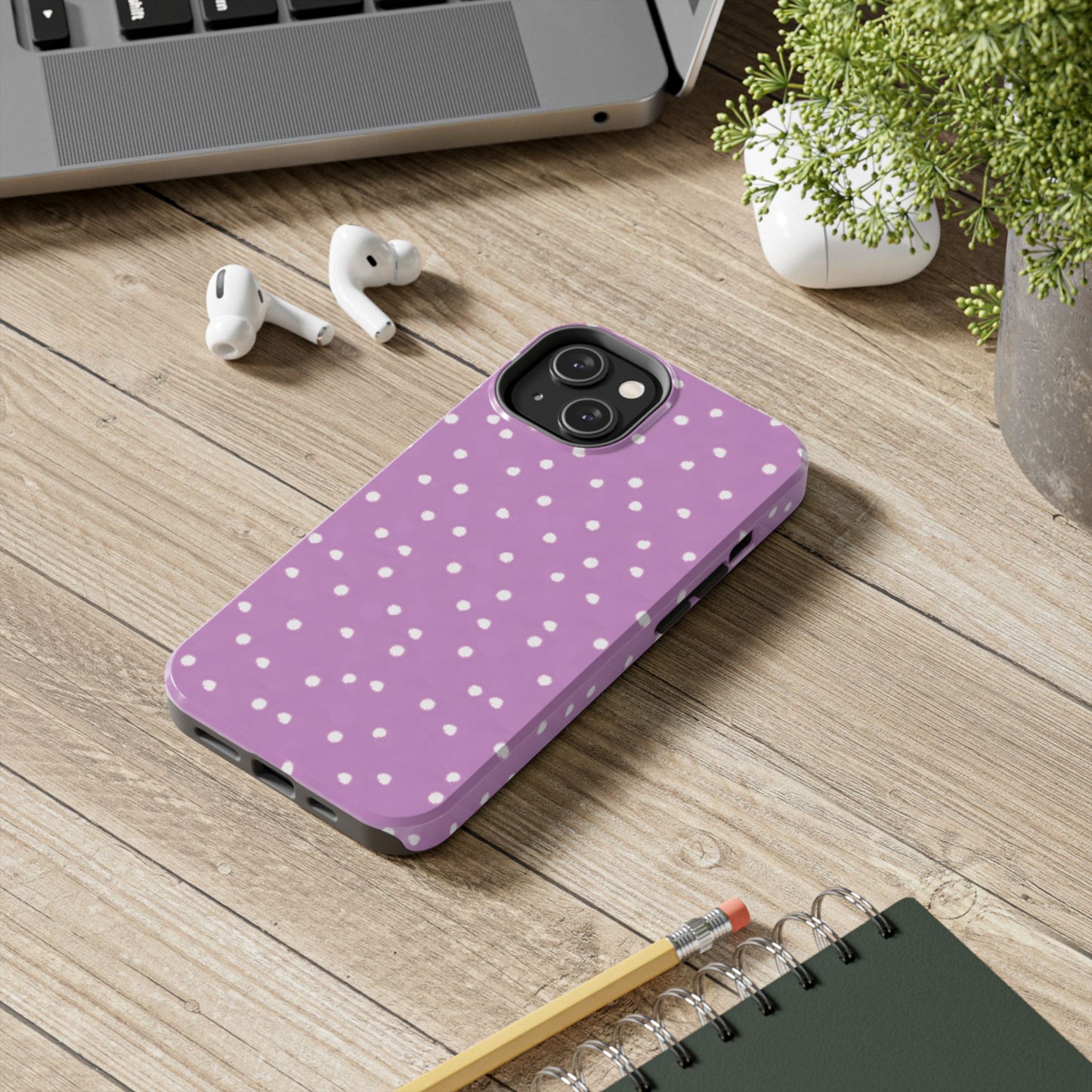 Medium Dots Purple Phone Case