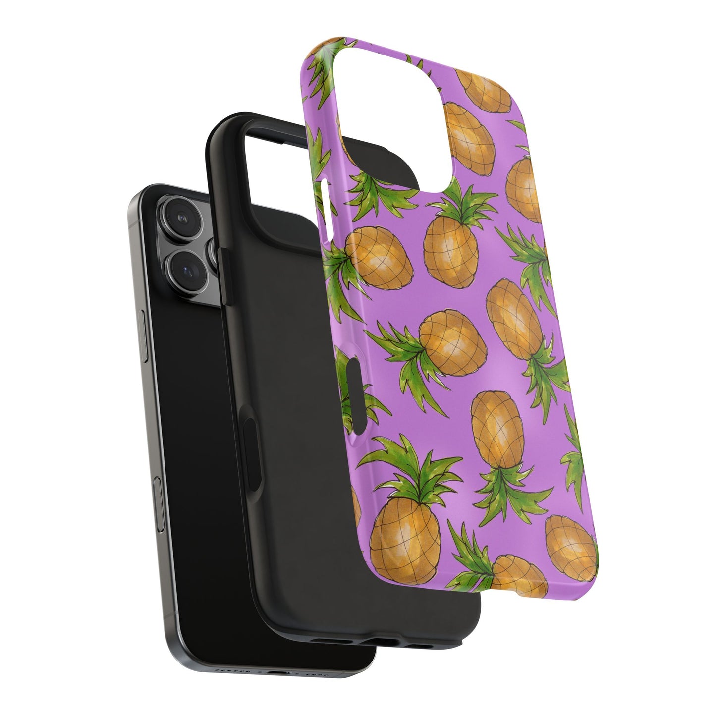 Pineapple Toss Lilac Phone Case
