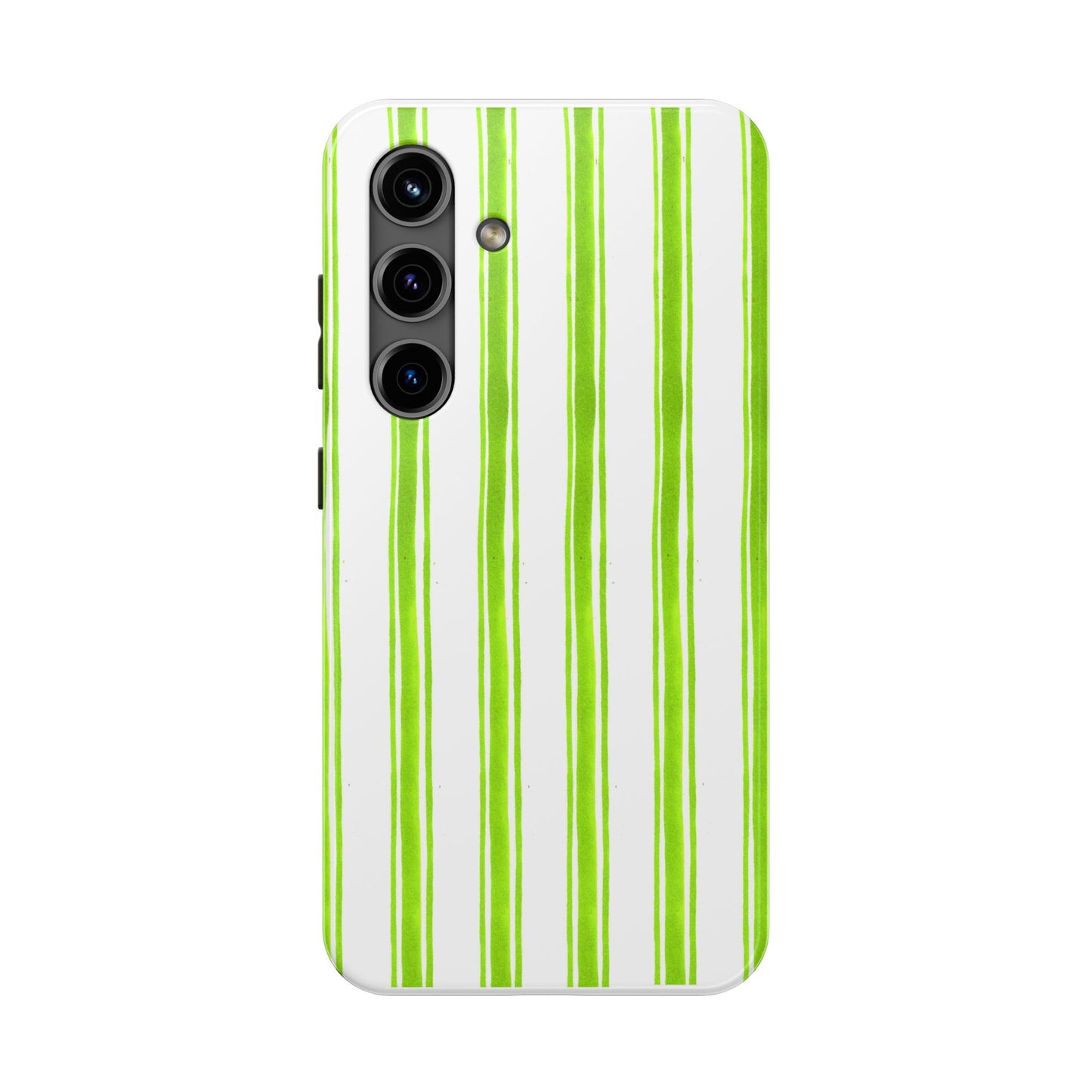 Awning Stripe Lime Phone Case