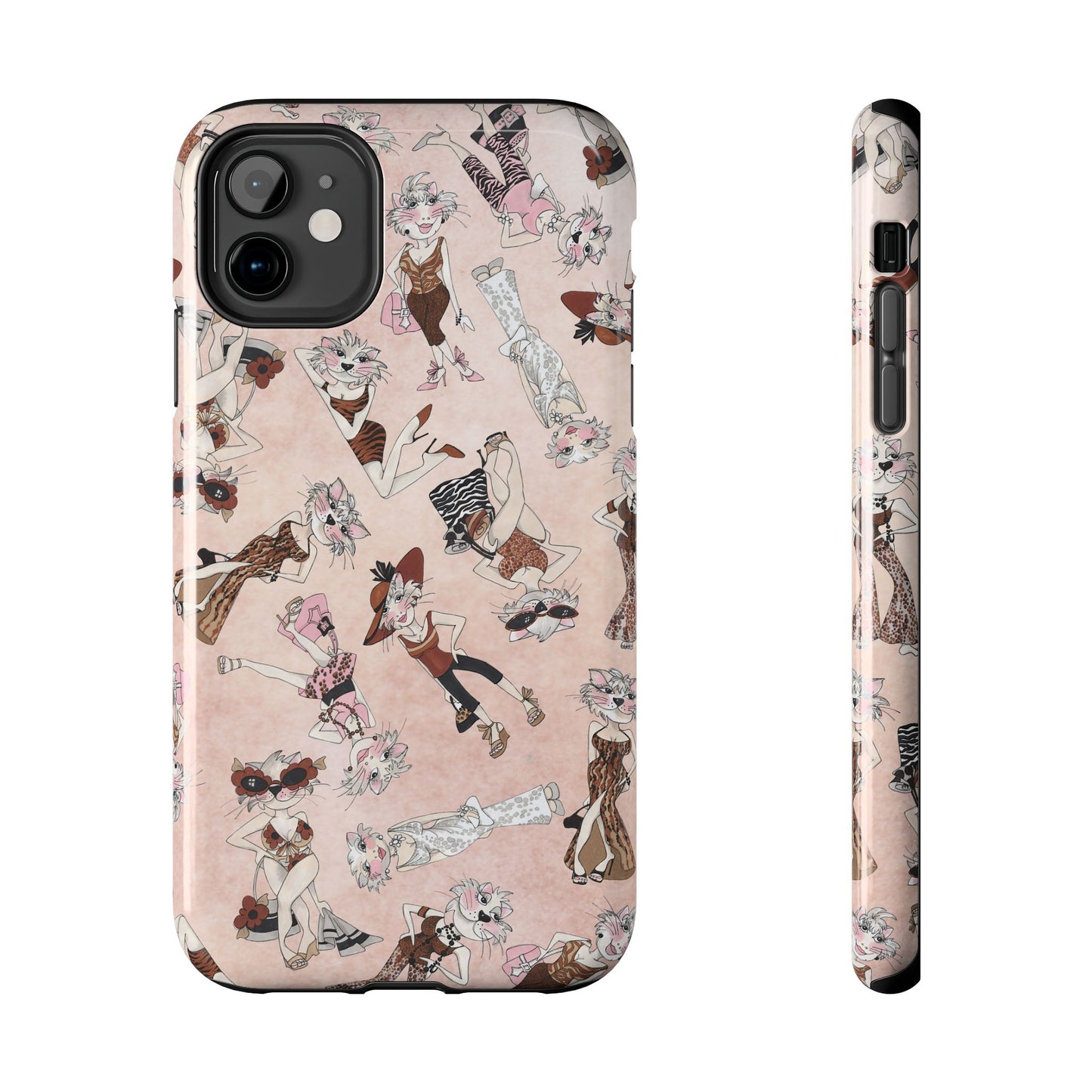 Spotted Lilies Pink Phone Case
