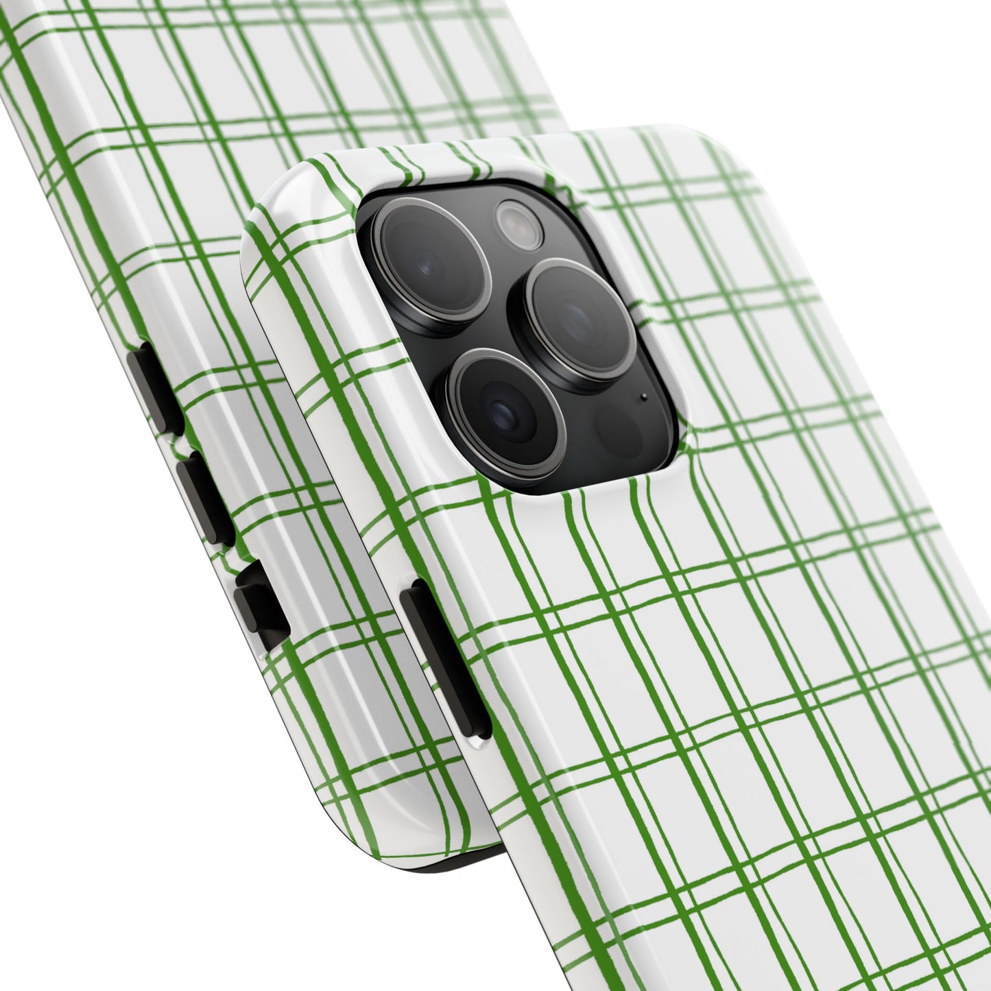 Kitchen Plaid White / Green Phone Case