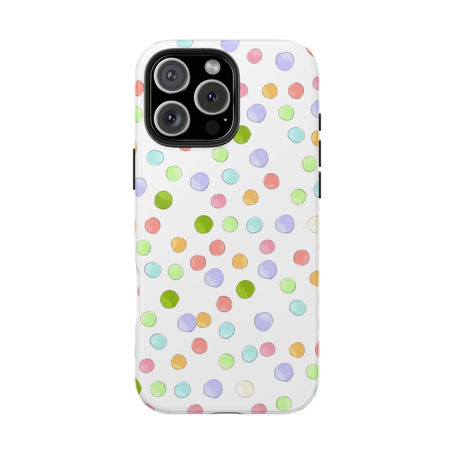 Happy Dots White Phone Case