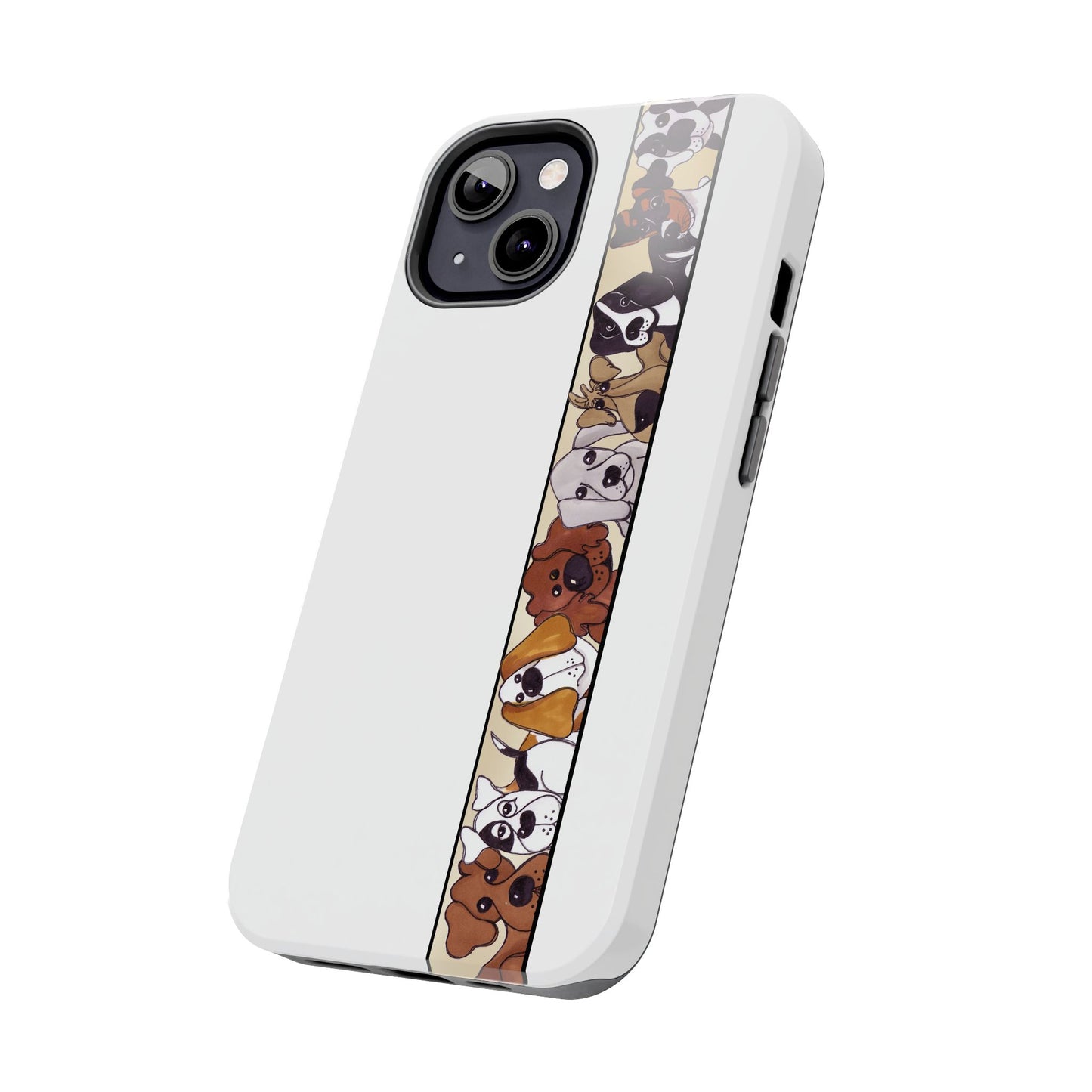 Doggie Delight Border Phone Case