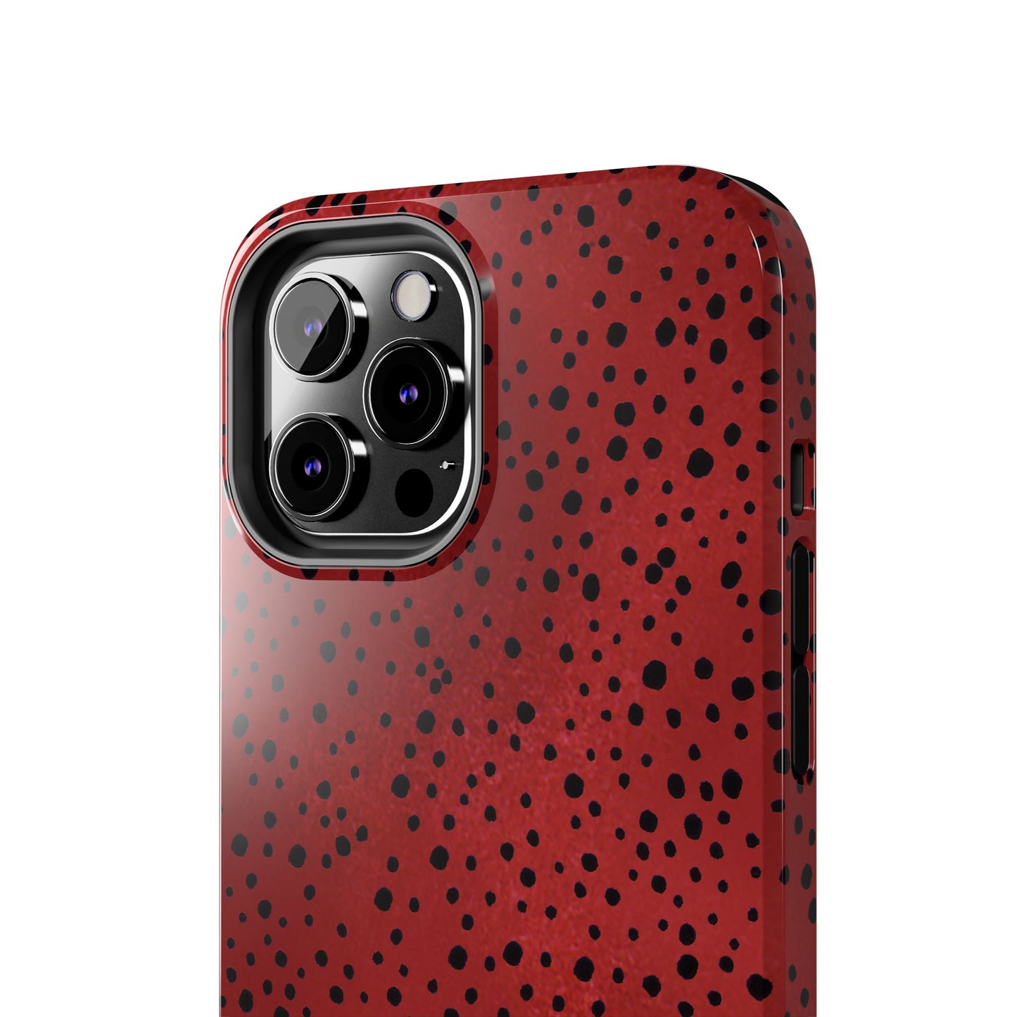 Pepper Dots Red / Black Phone Case