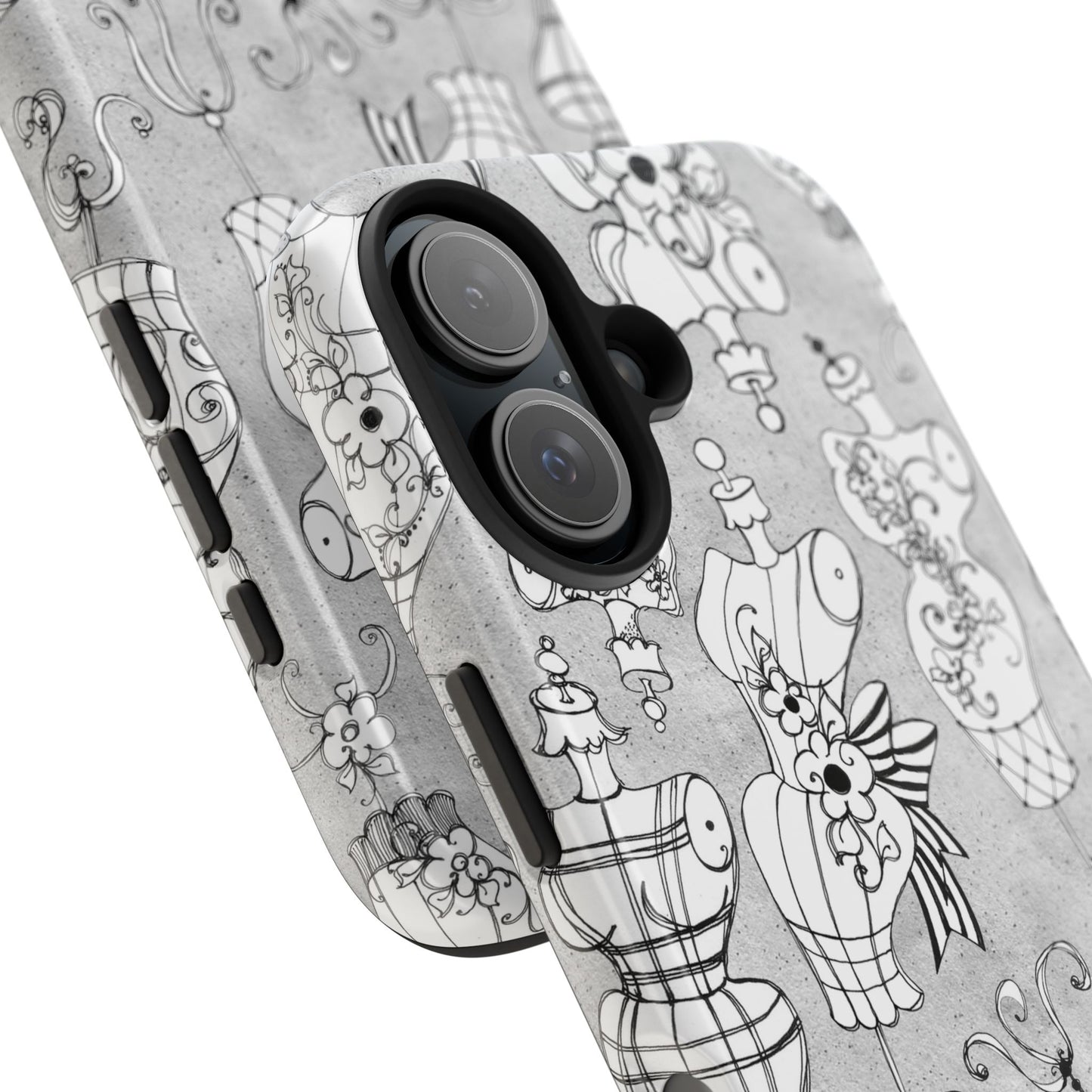 Mannequineque Silver Phone Case