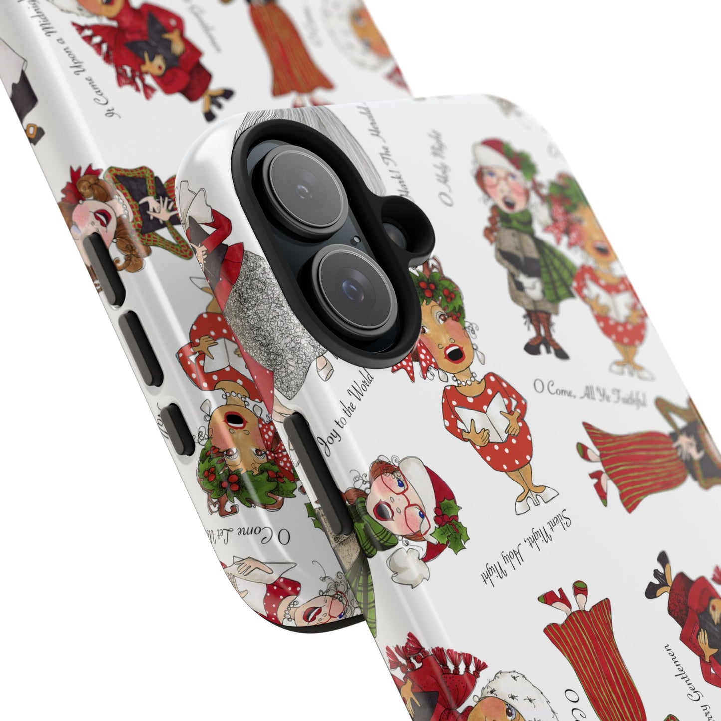 Tossed Carolers Phone Case