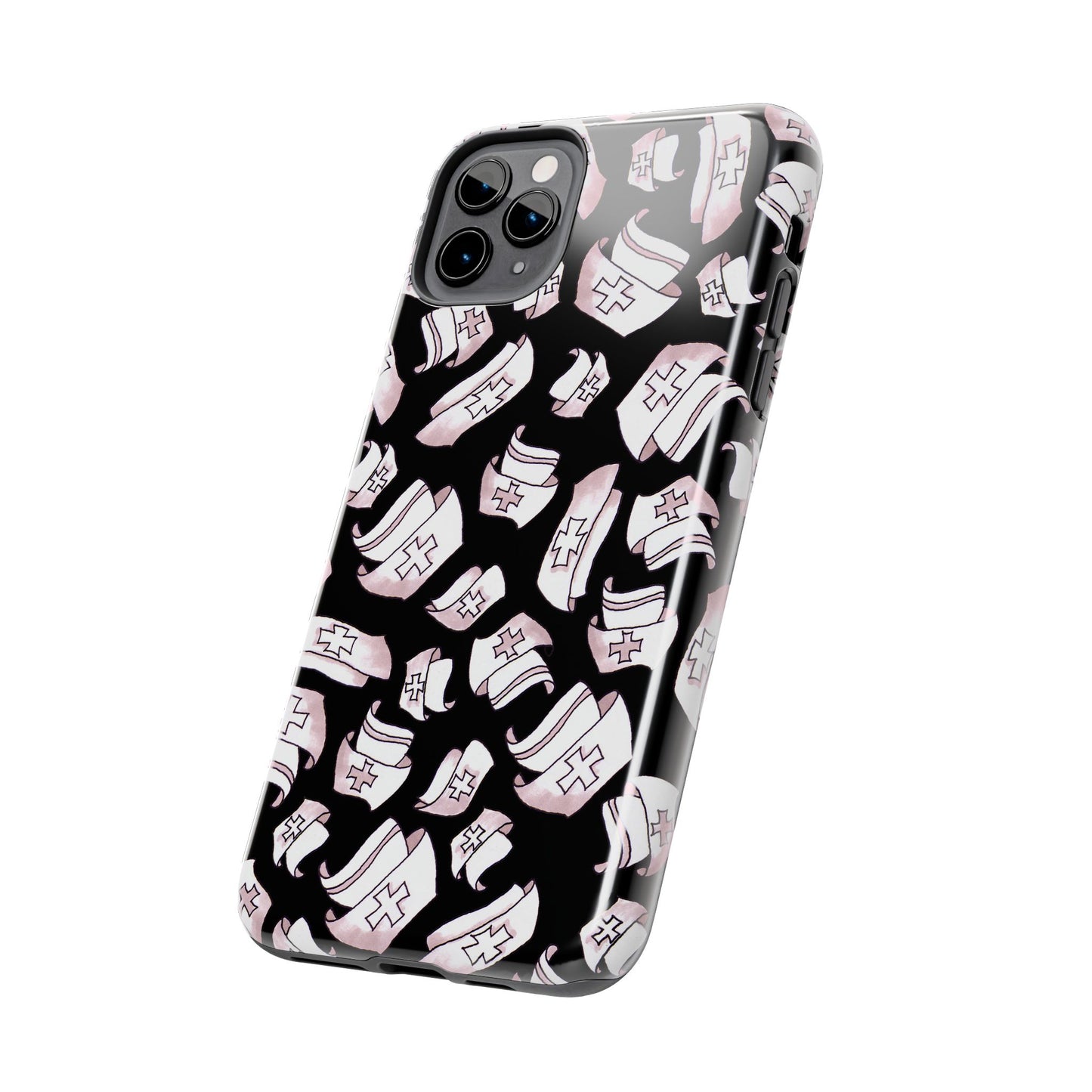 Happy Hats Black Phone Case