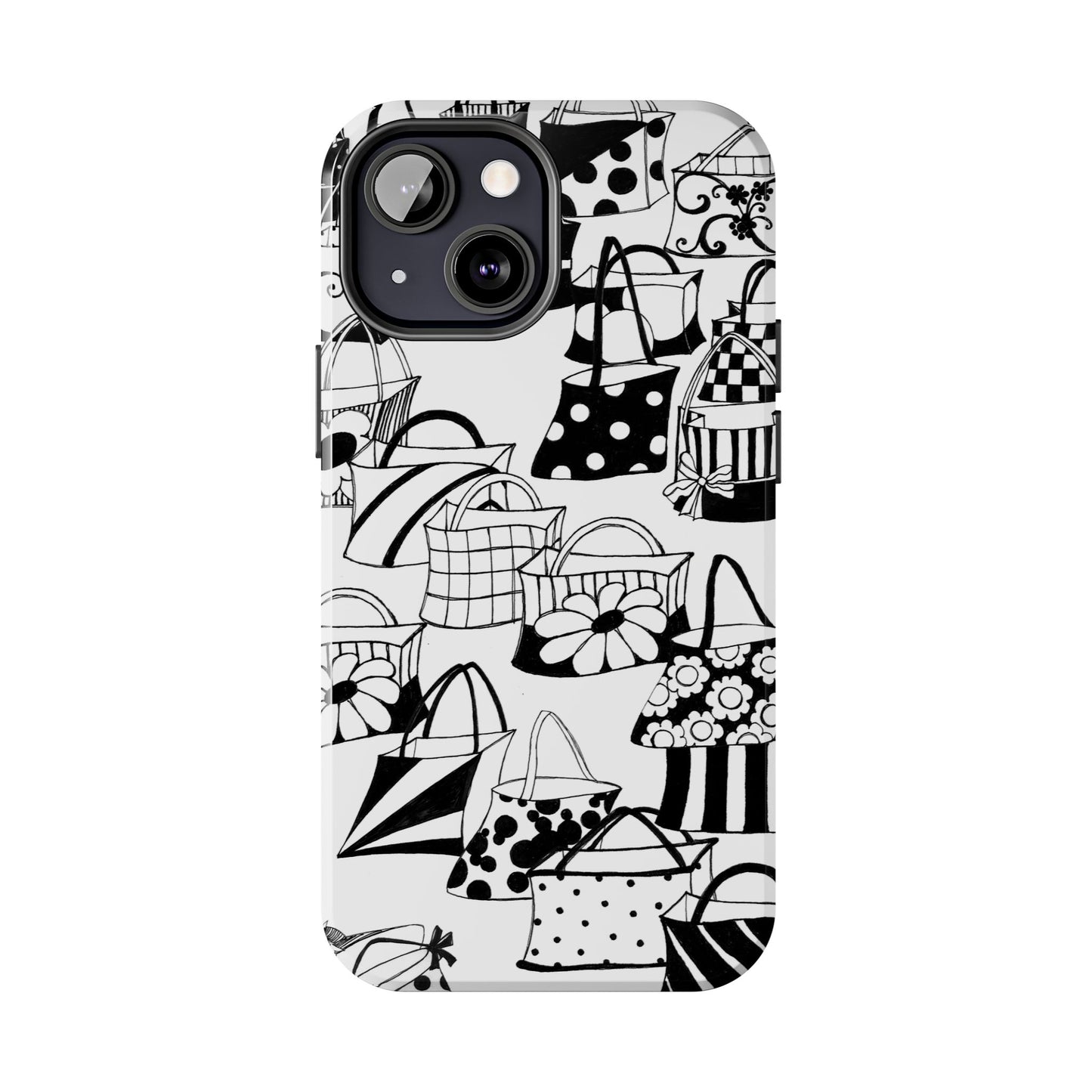 Totes White / Black Phone Case