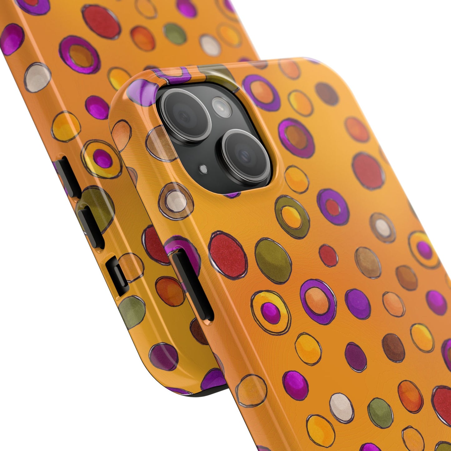 Double Dot Yellow Phone Case