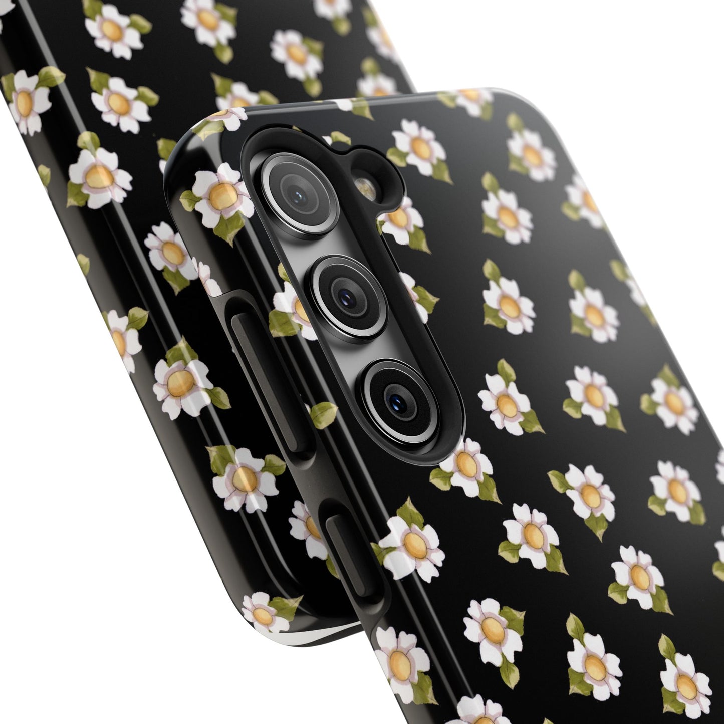 Daisies Black Phone Case