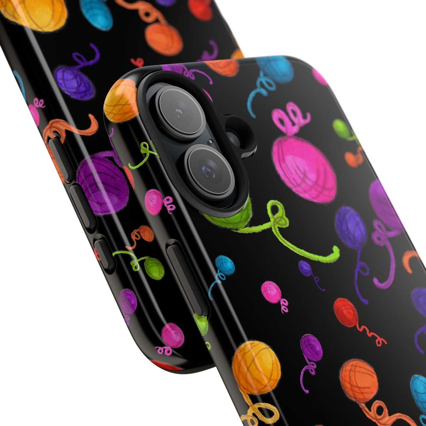 Yarniverse Black Phone Case