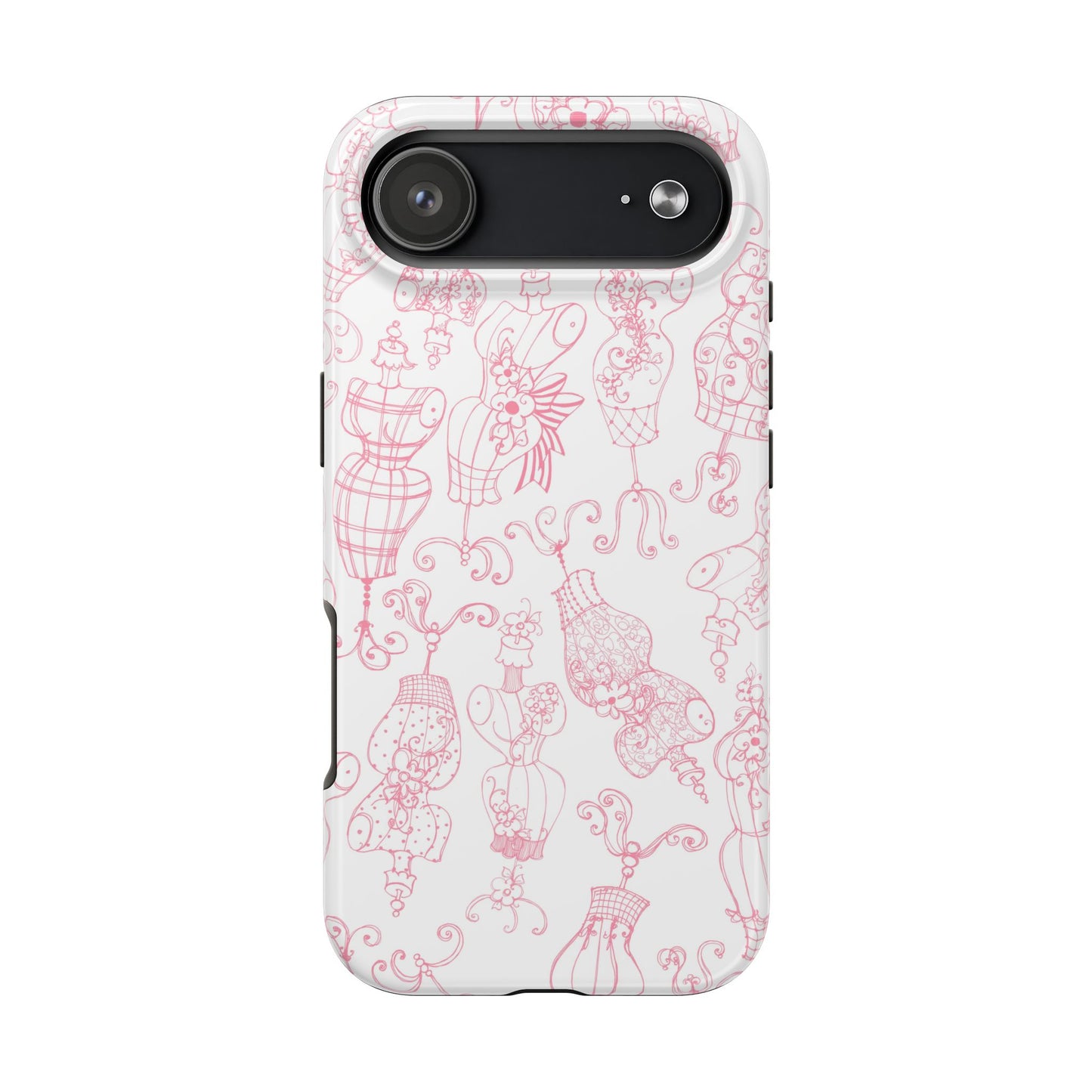 Mannequinique White / Pink Phone Case