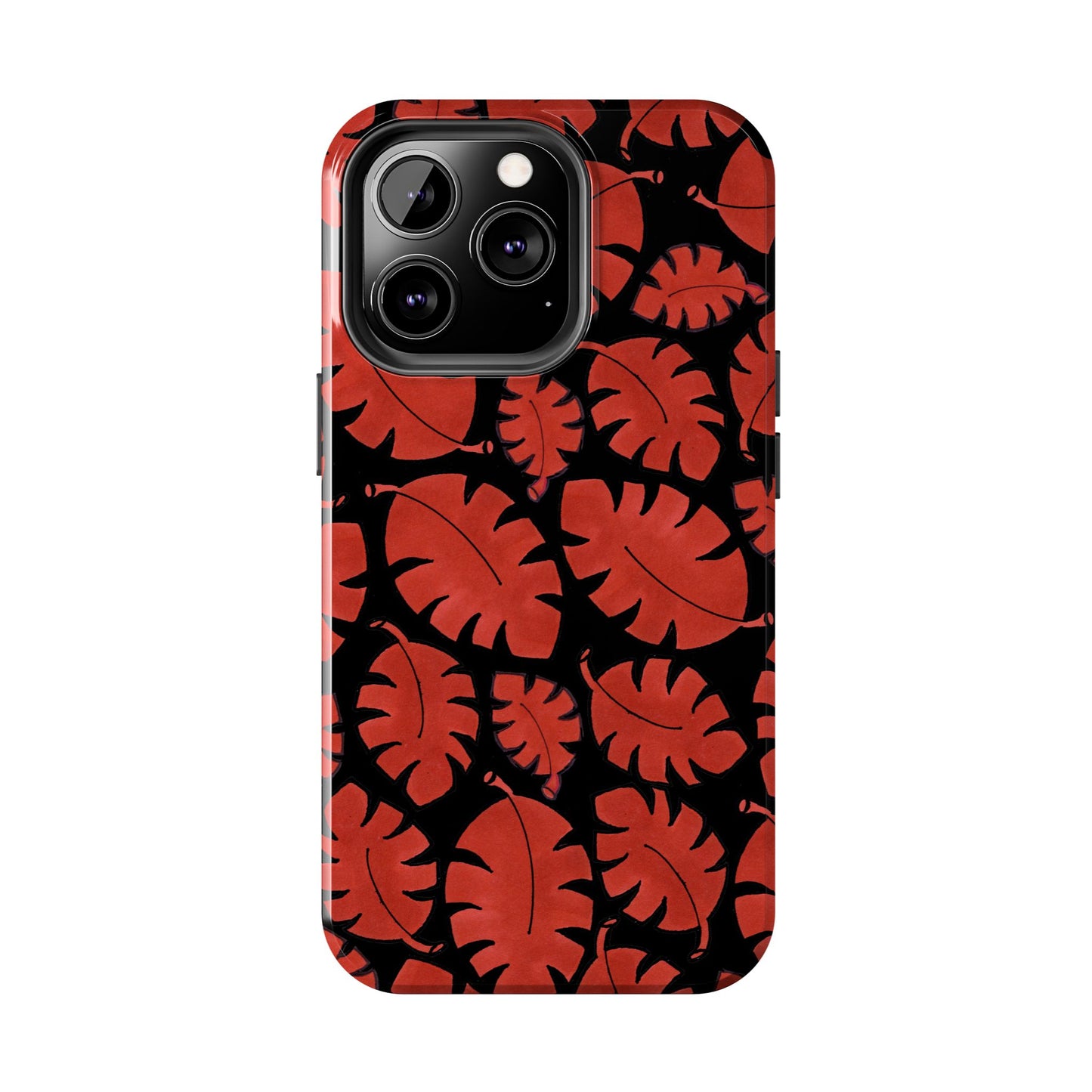 Red Bananas Black Phone Case
