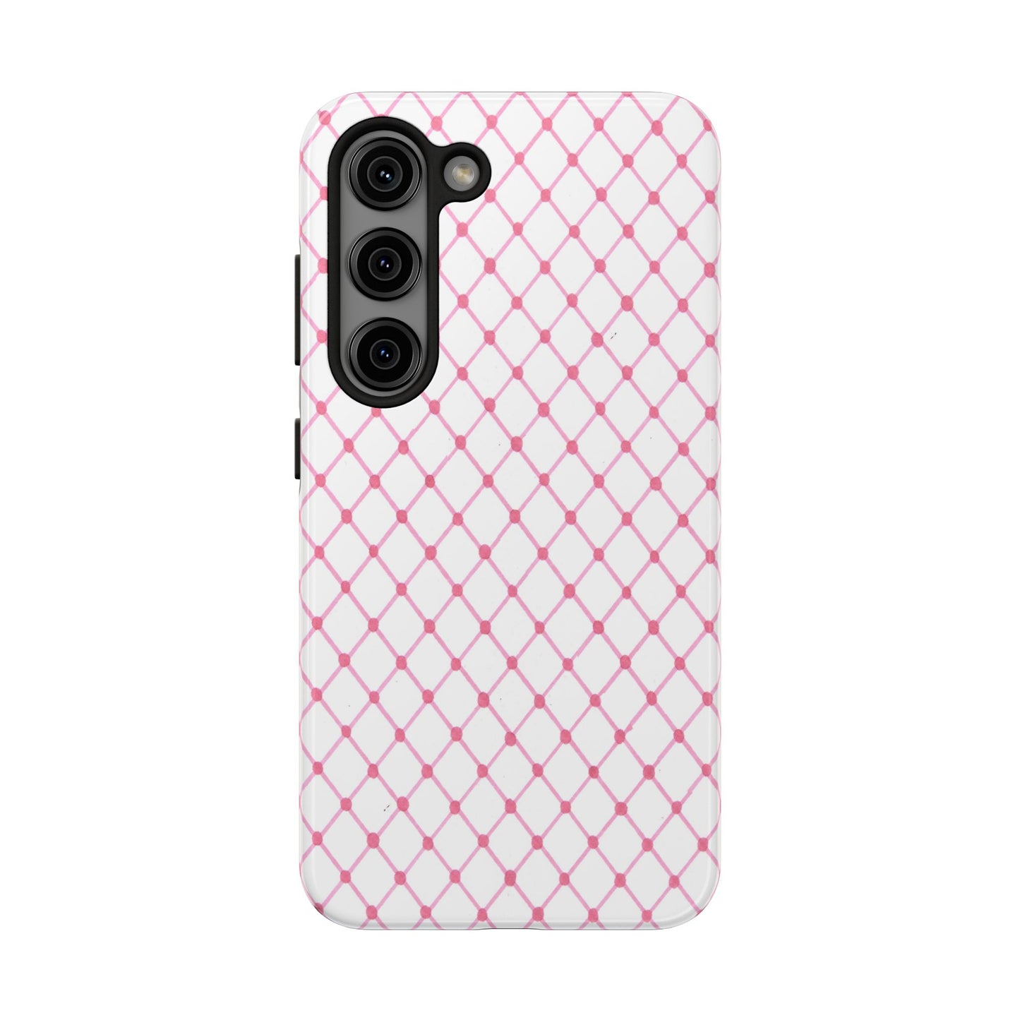 Diamond White / Pink Phone Case