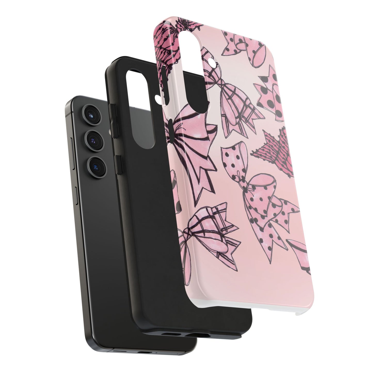 Cat Bows Pink Phone Case