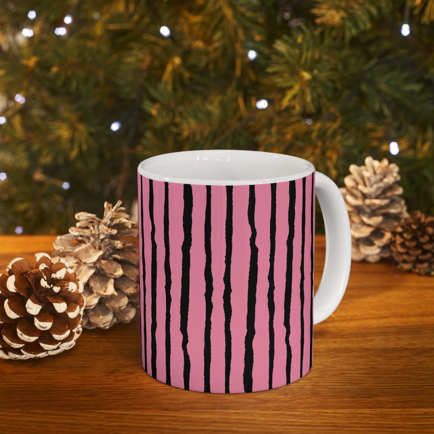 Sorta Stripe Pink / Black Cup