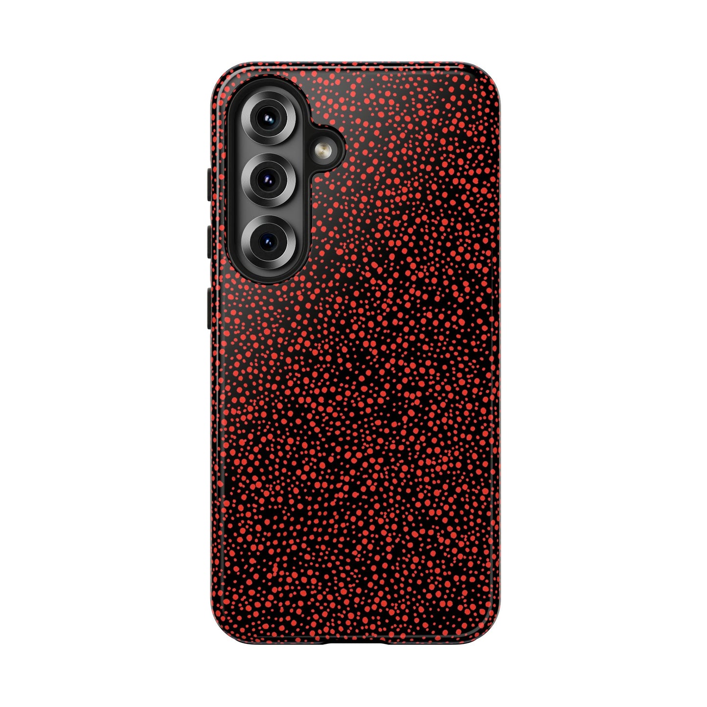 Confetti Red / Black Phone Case