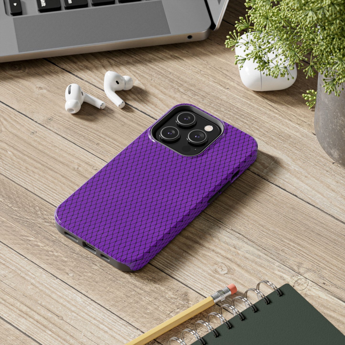 Fishnet Purple Phone Case