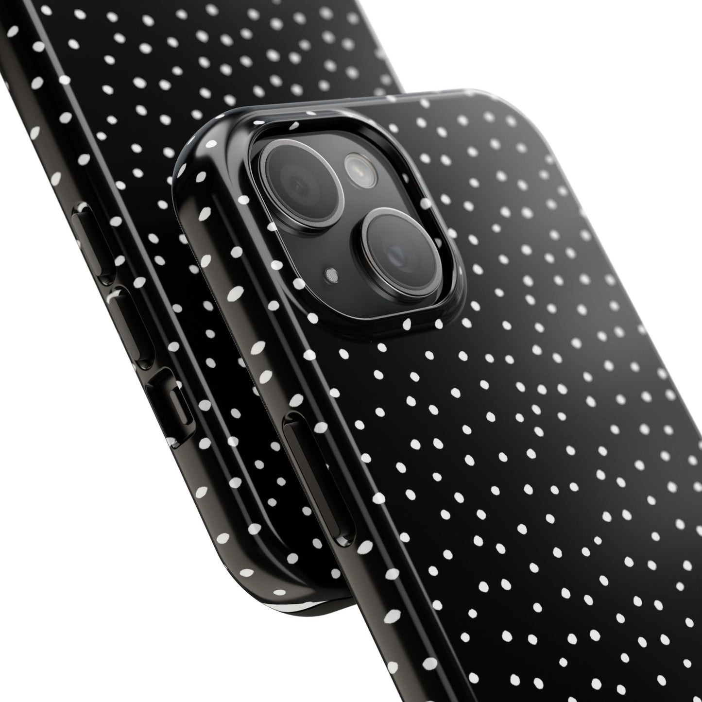 Dinky Dots Black / White Phone Case