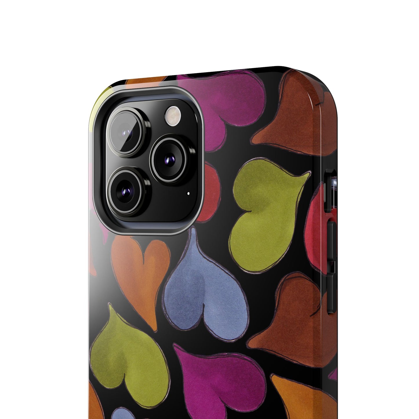 Big Hearted Black Phone Case