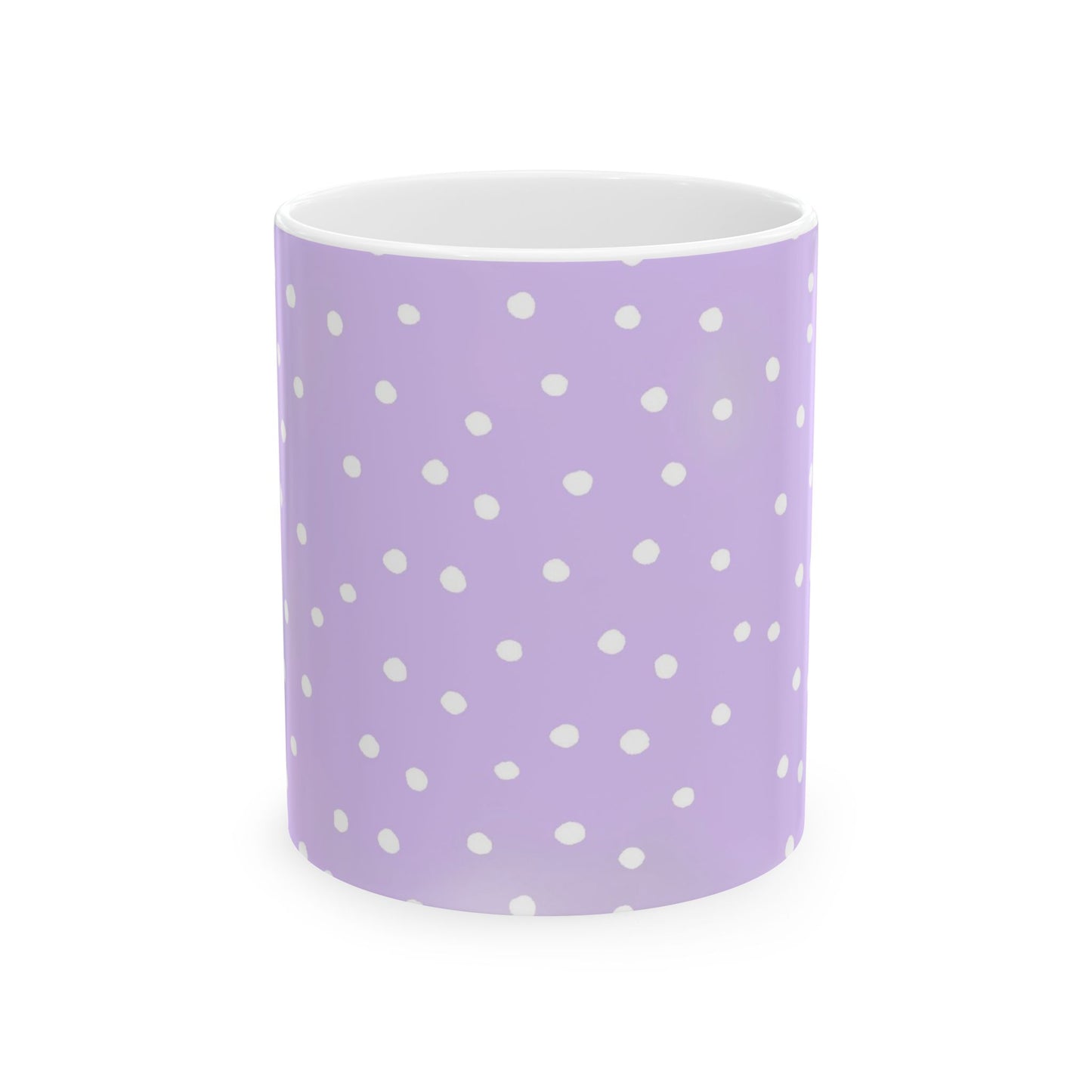 Dinky Dots Lilac / White Cup