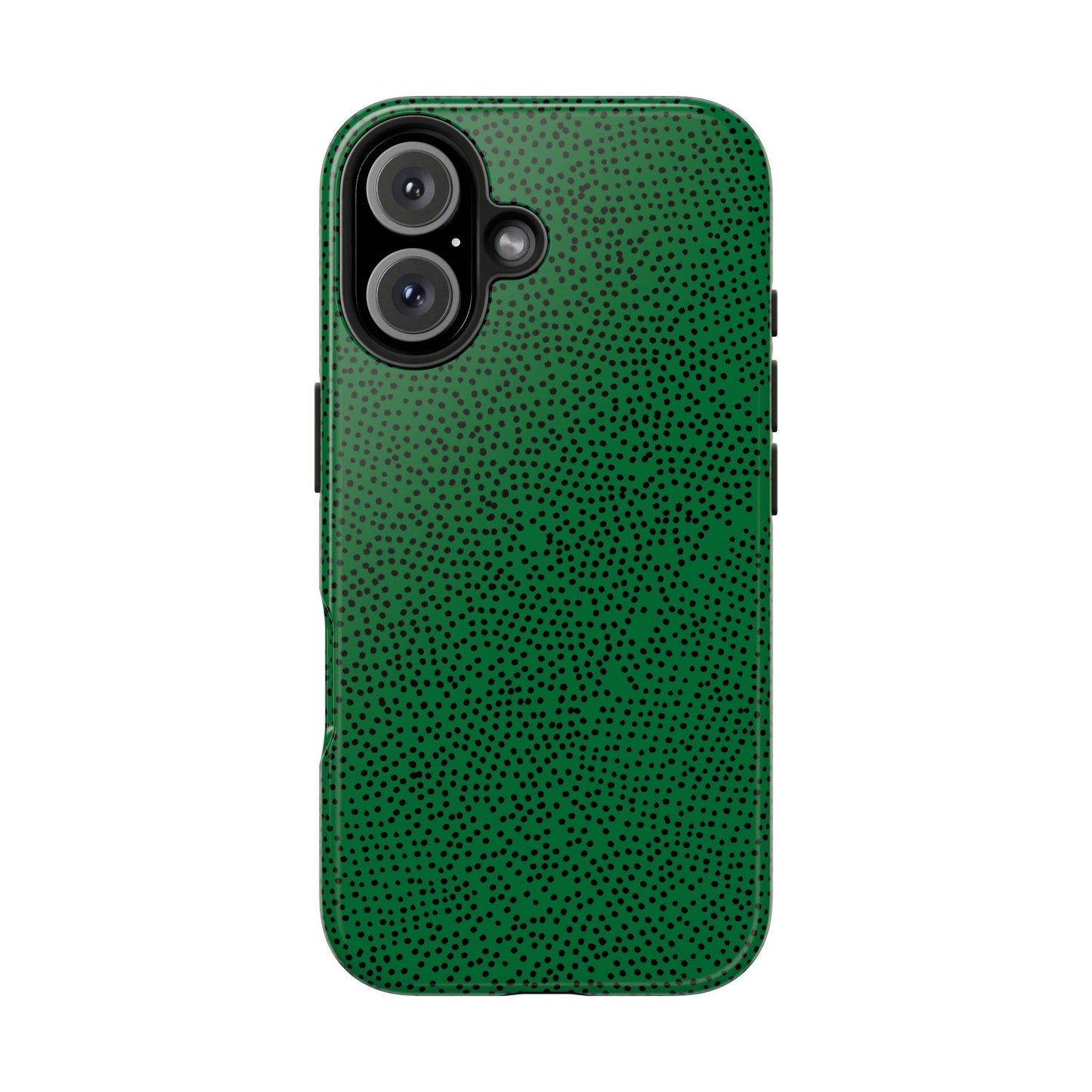 Mini Dot Green / Black Phone Case