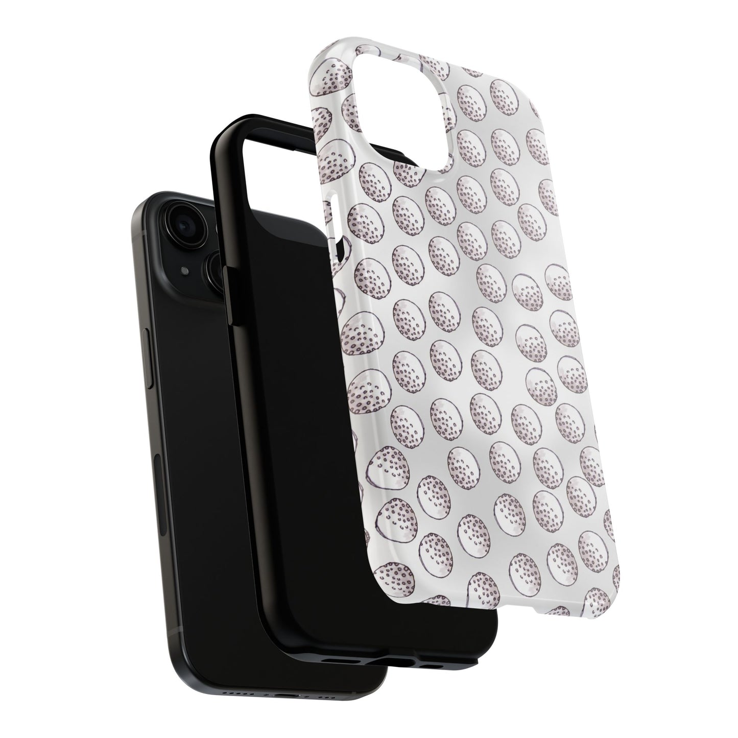 Ball Dots Gray Phone Case