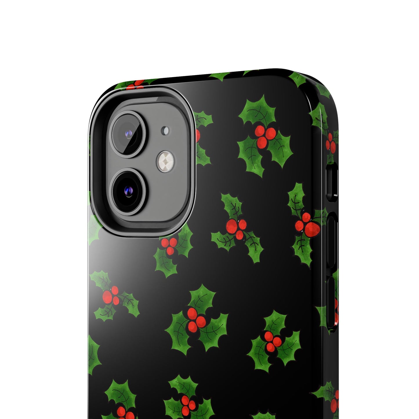 Lotsa Holly Black Phone Case