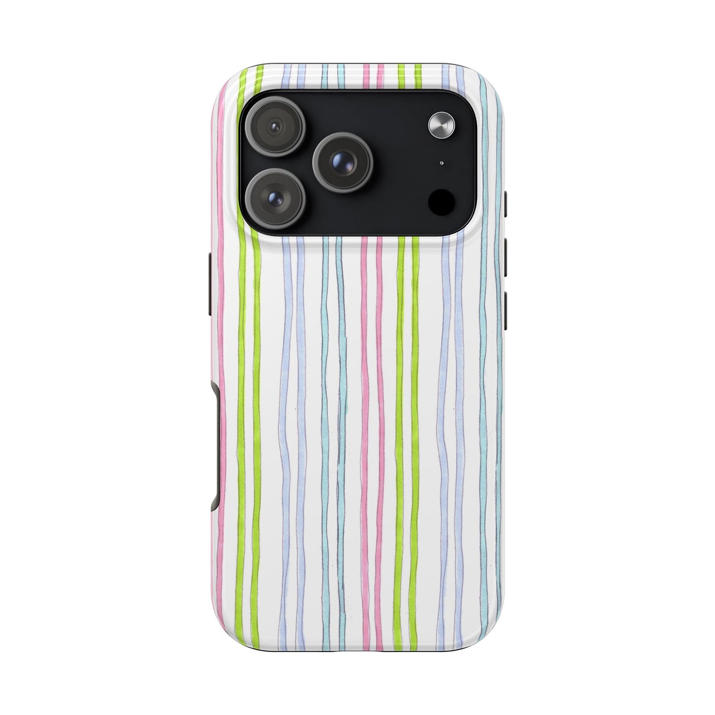 Belle Stripe White Phone Case