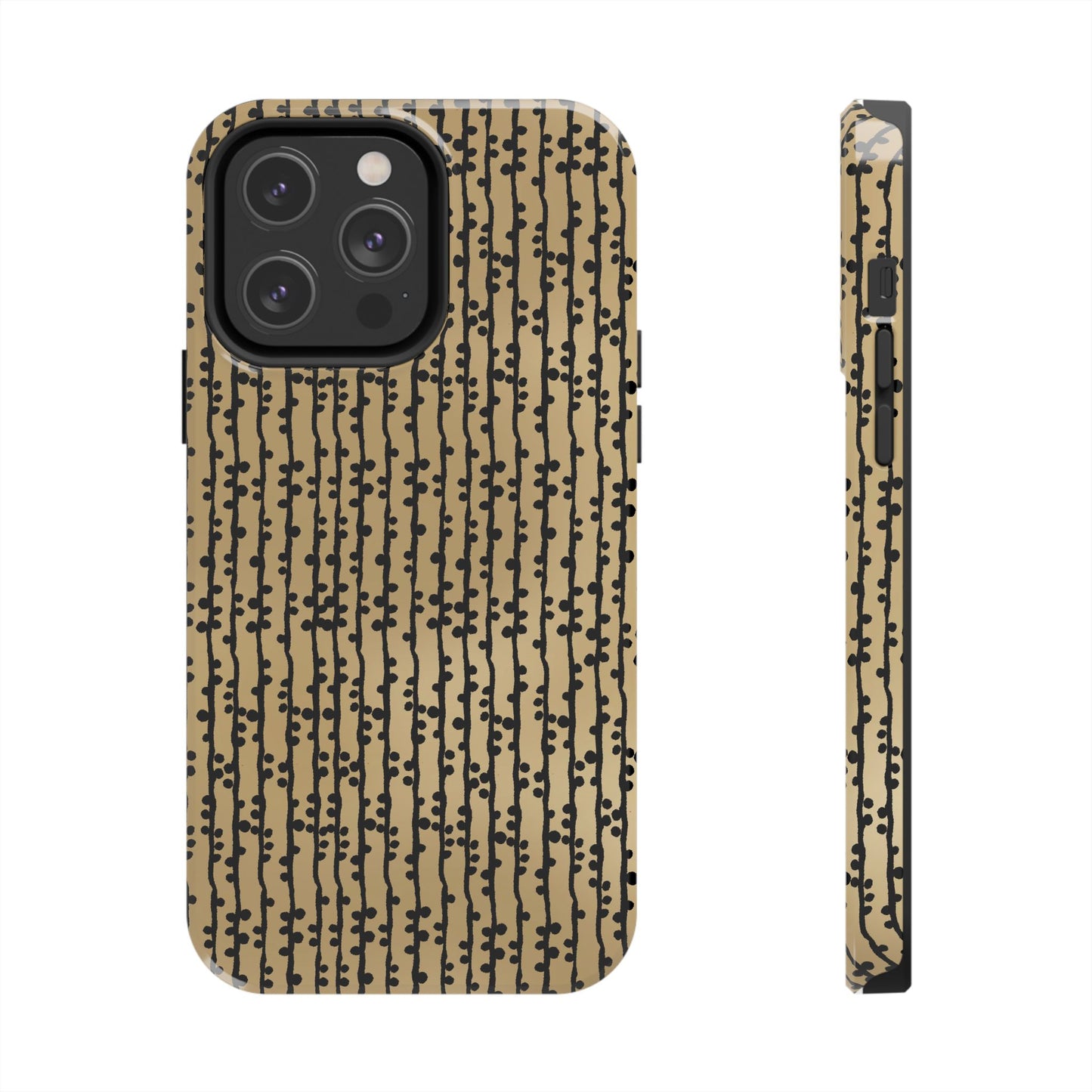 Loopy Stripe Tan Phone Case