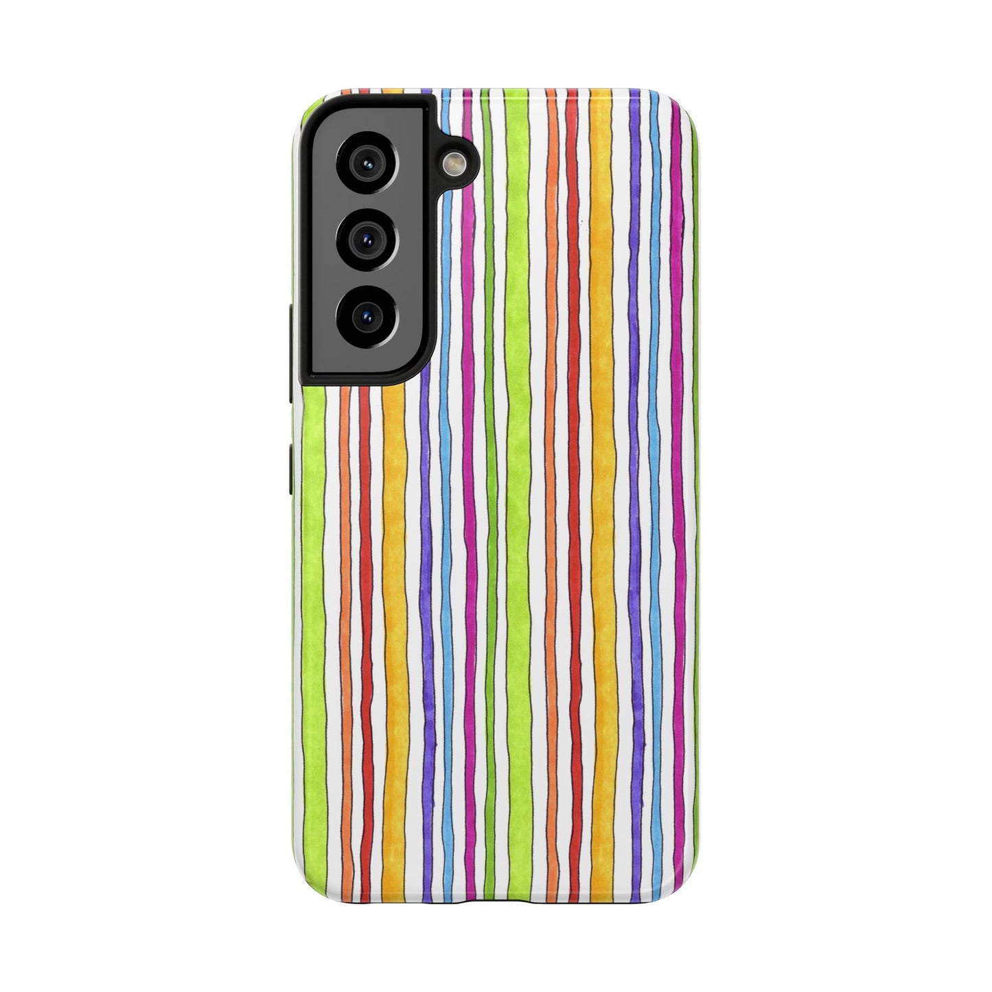 Stripe Fancy White Phone Case