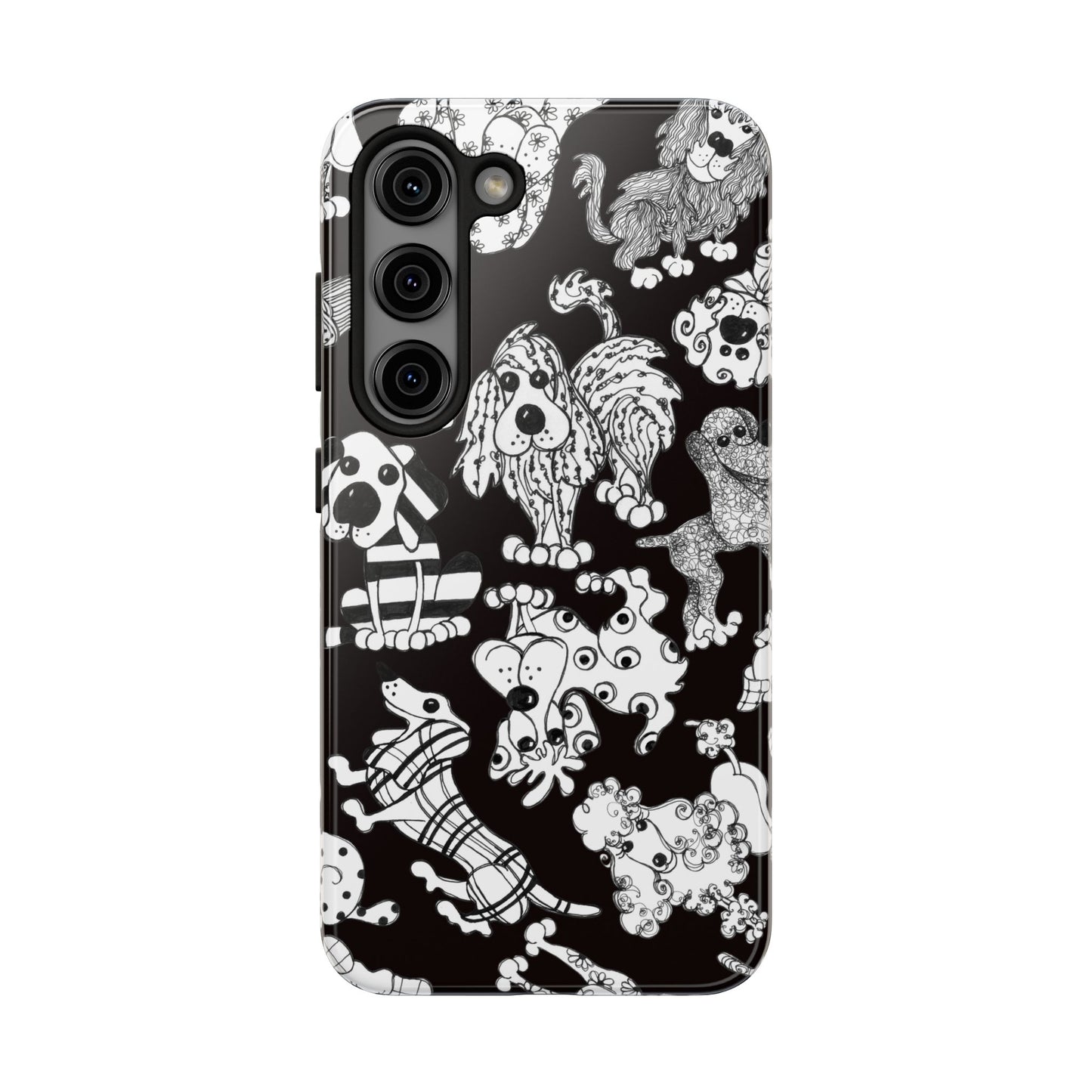 Dear Doggies Black Phone Case