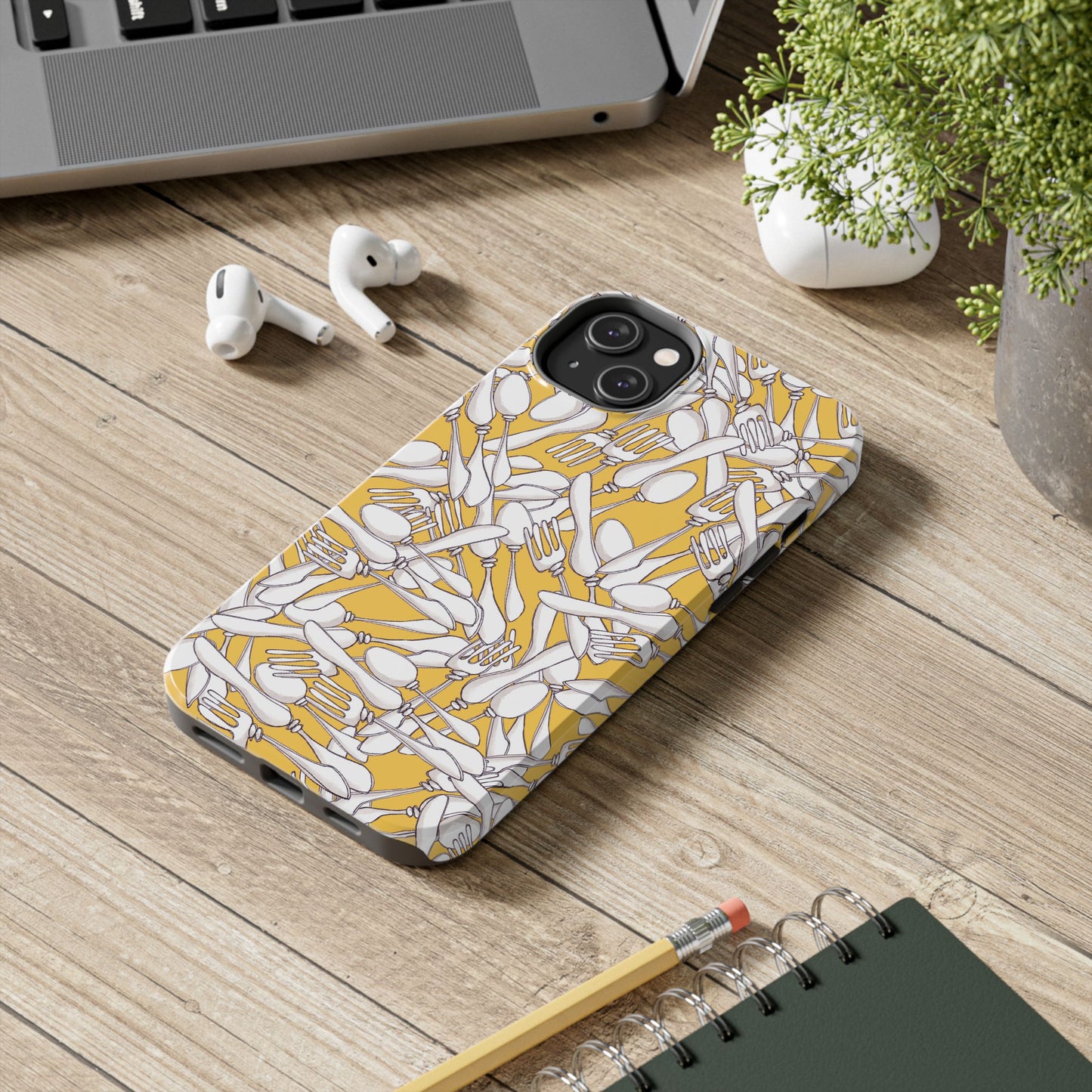 Silverware Wars Yellow Phone Case
