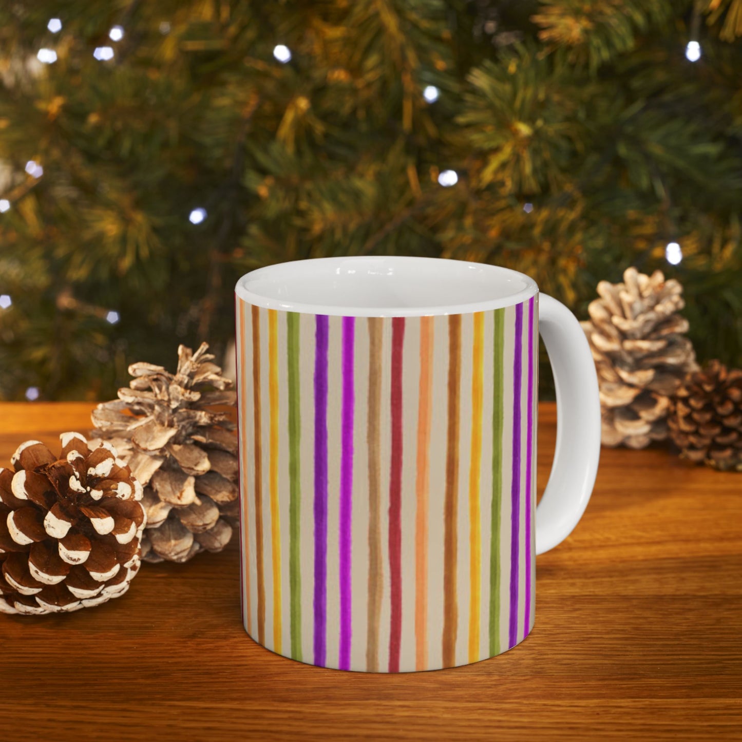 Spice Stripe Muslin Cup