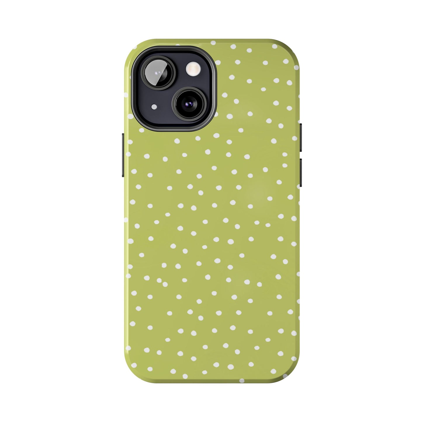 Dinky Dots Green / White Phone Case