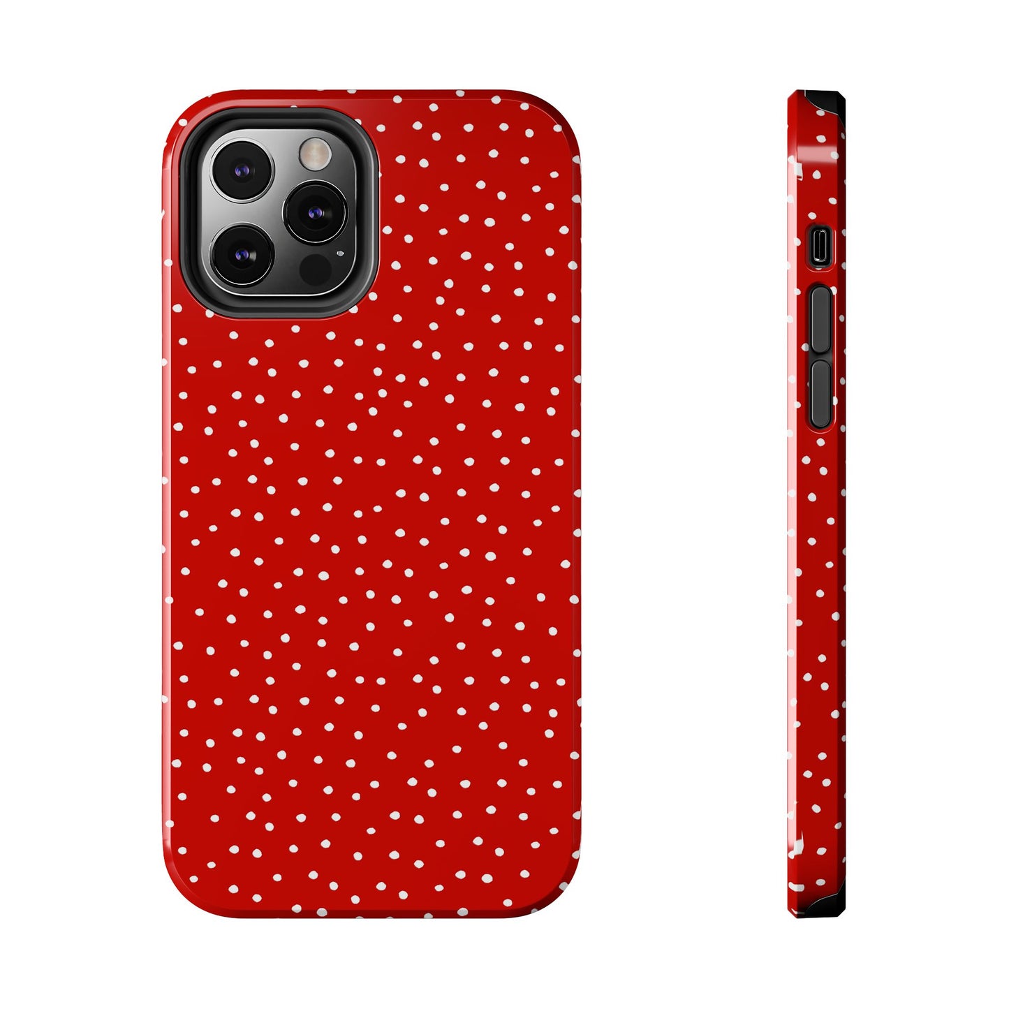 Dinky Dots Red / White Phone Case