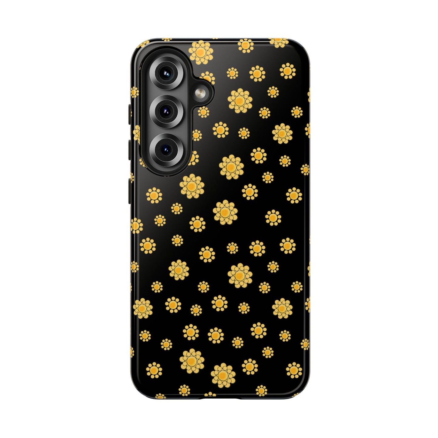 Bandana Dots Black / Yellow Phone Case