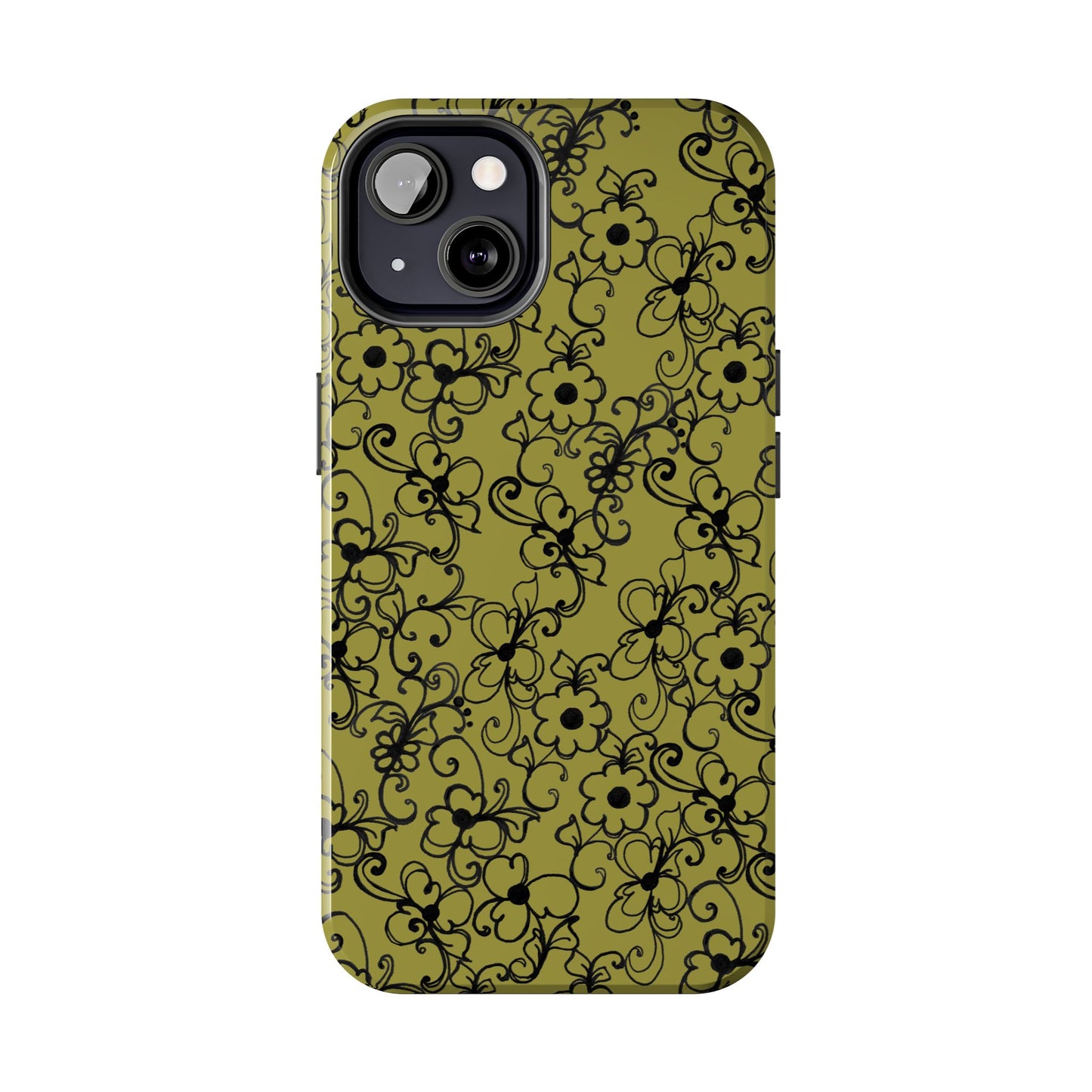 Daisy Jungle Green Phone Case