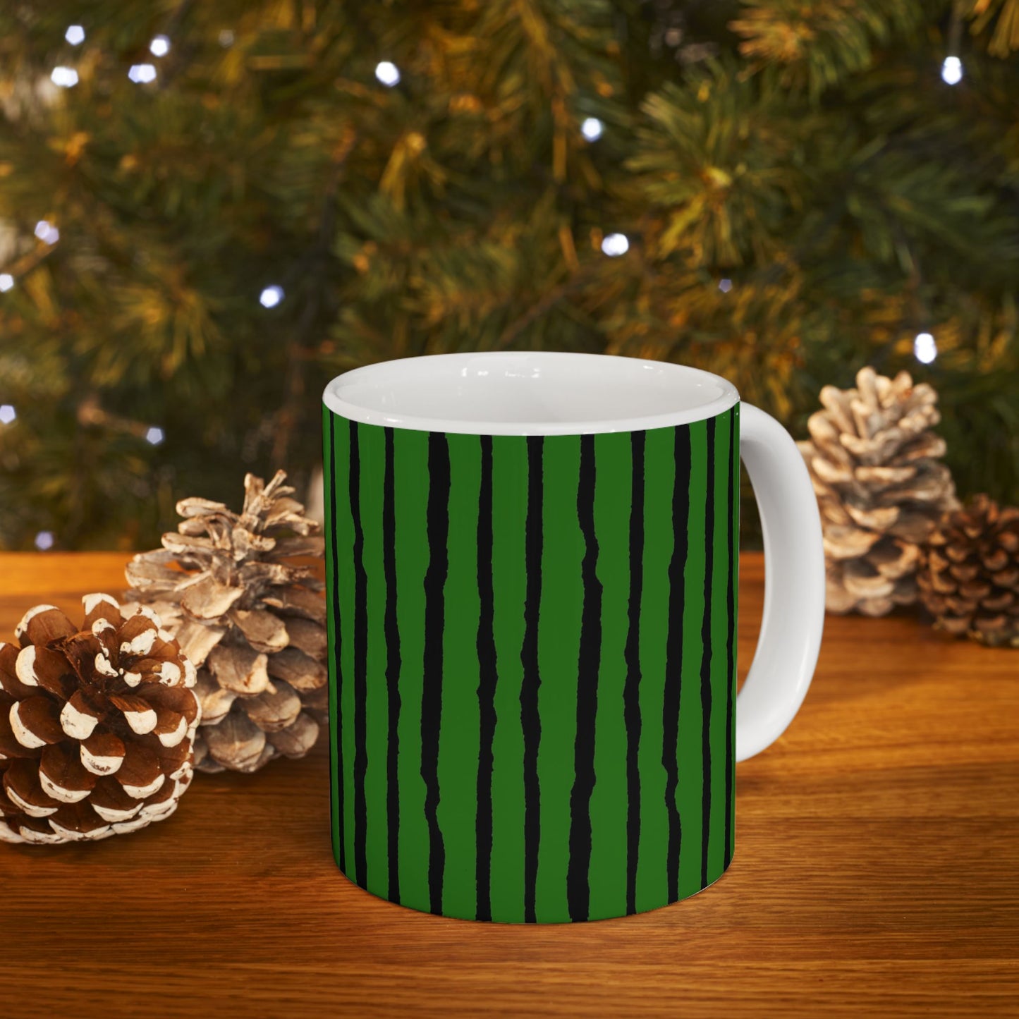 Sorta Stripe Green / Black Cup
