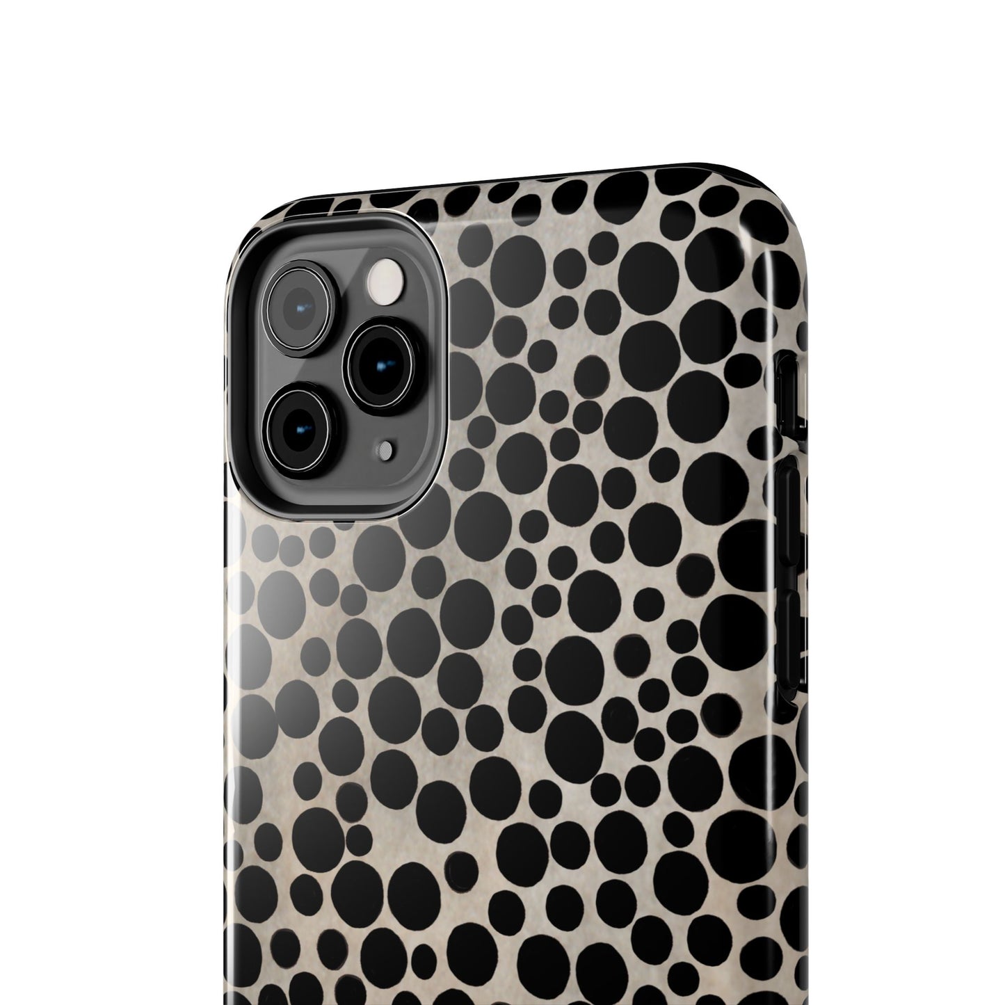 Felt Dots Silver Phone Case
