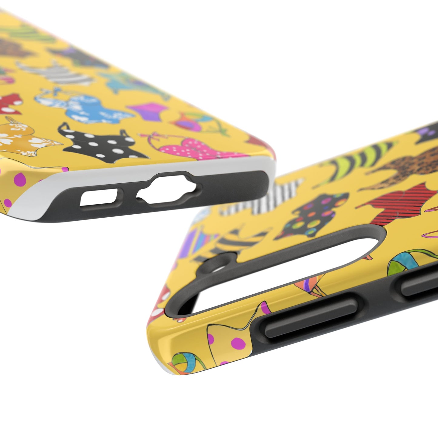 Assorted Suits Yellow Phone Case