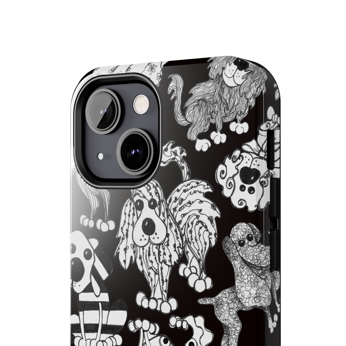 Dear Doggies Black Phone Case