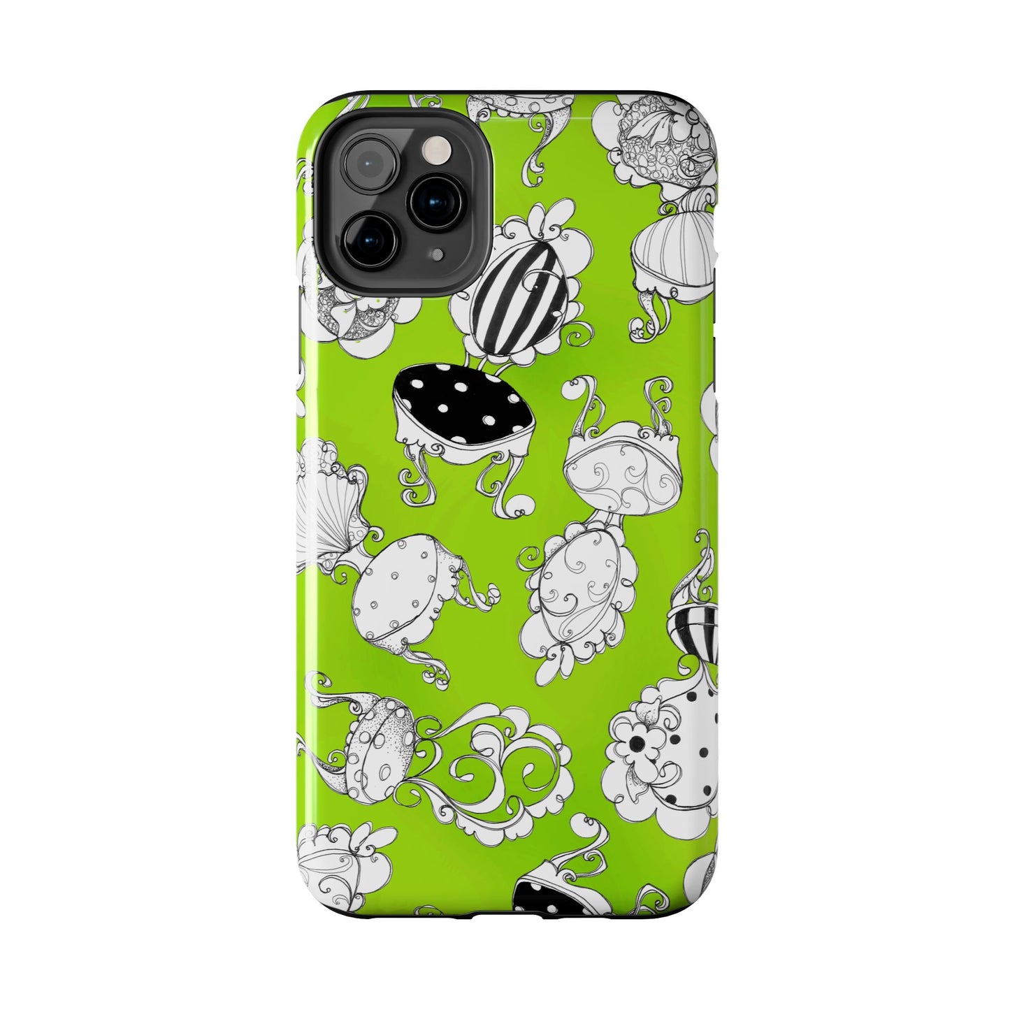 Bistro Chairs Lime Phone Case