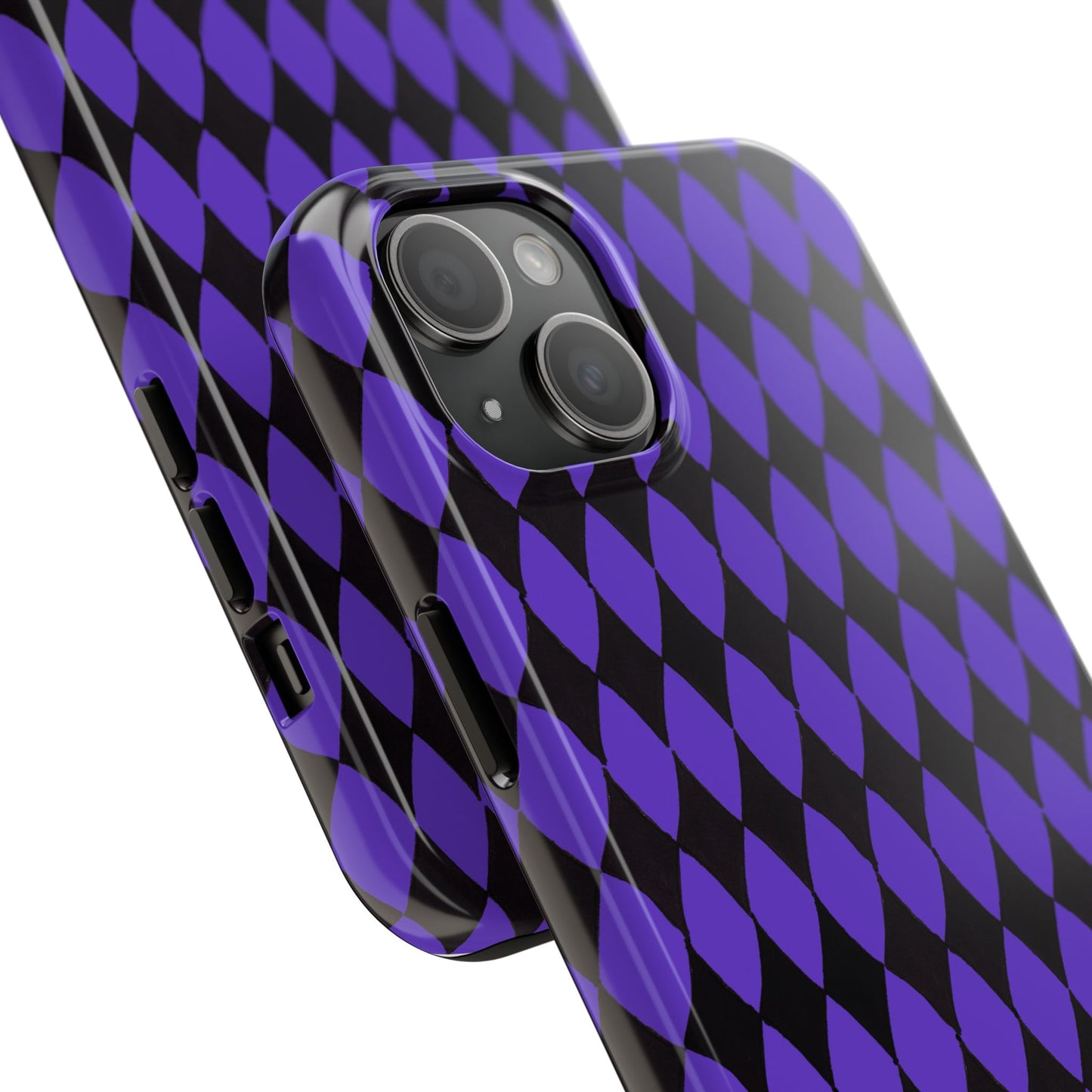 Diamond Purple / Black Phone Case