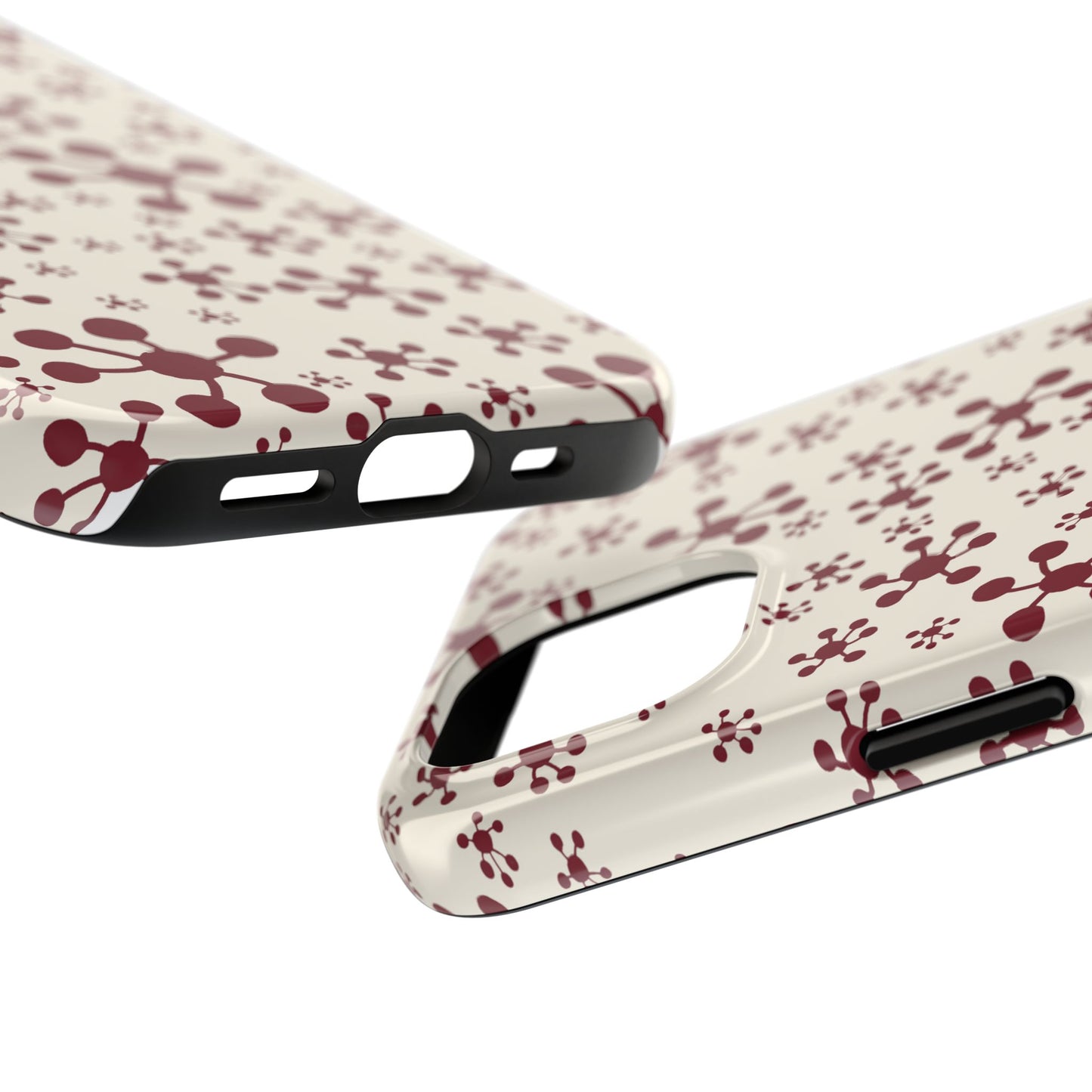 Jacks Ivory / Red Phone Case