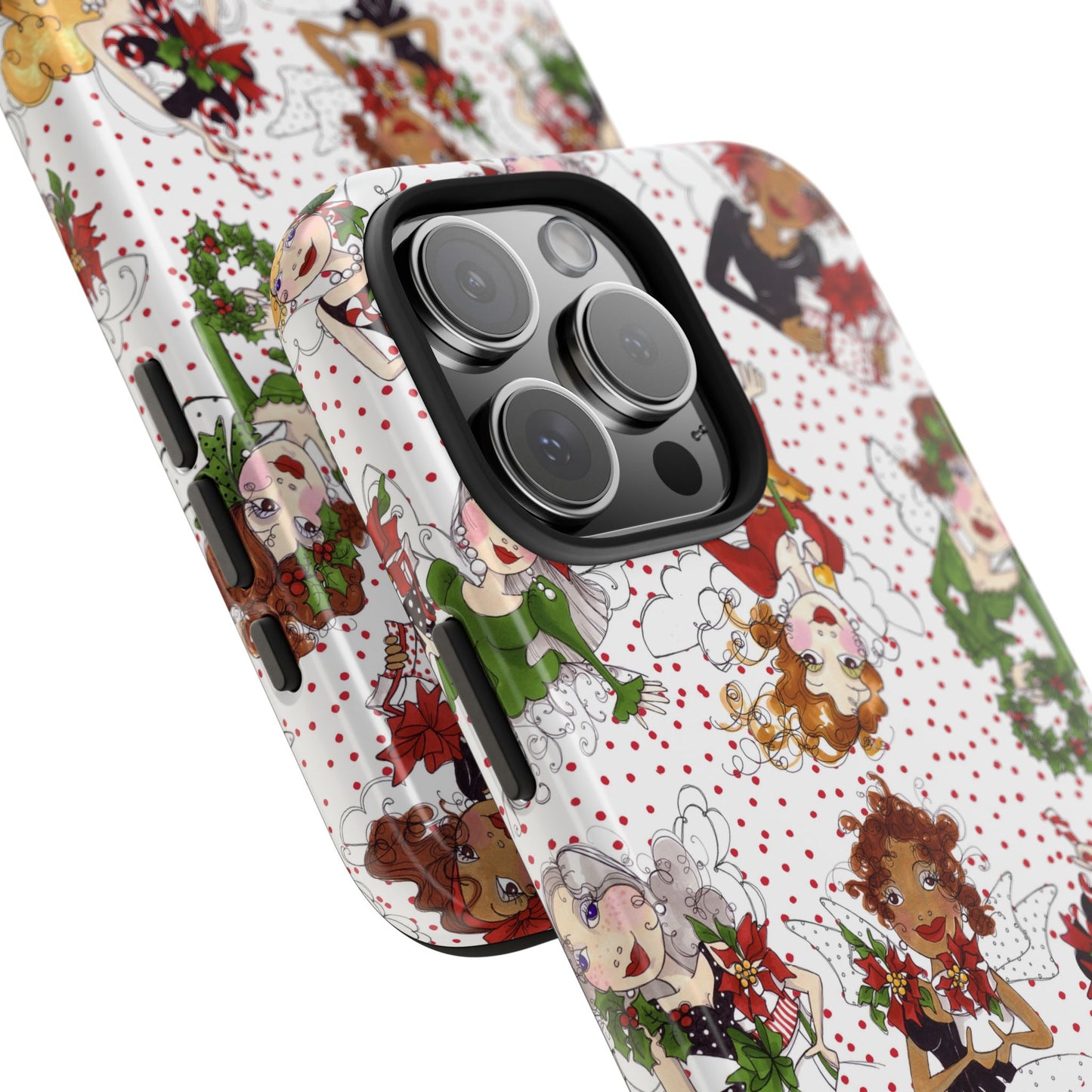 Fairy Toss White / Red Phone Case