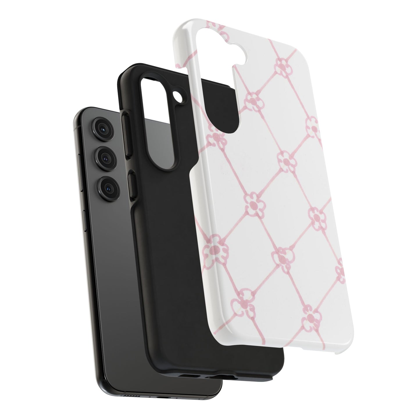Flower Model Scroll Phone Case